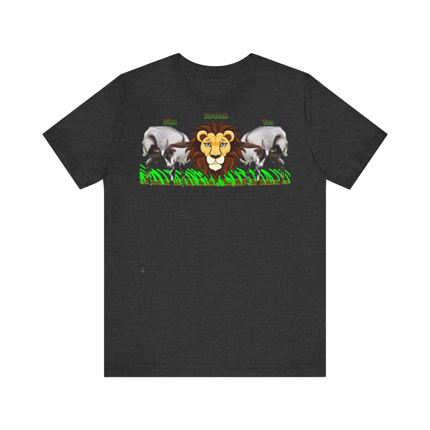 Pitch Lion Graphic Tee - Unisex Wildlife Art