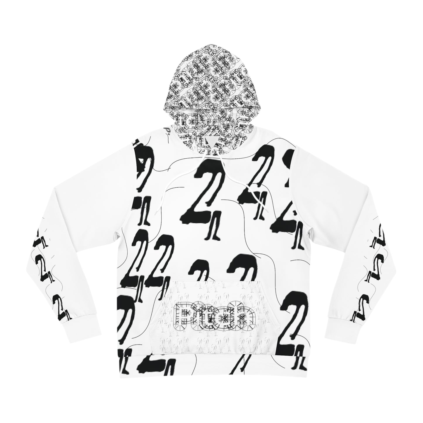 Trendy Fashion Hoodie with Artistic Print – Perfect for Stylish Individuals