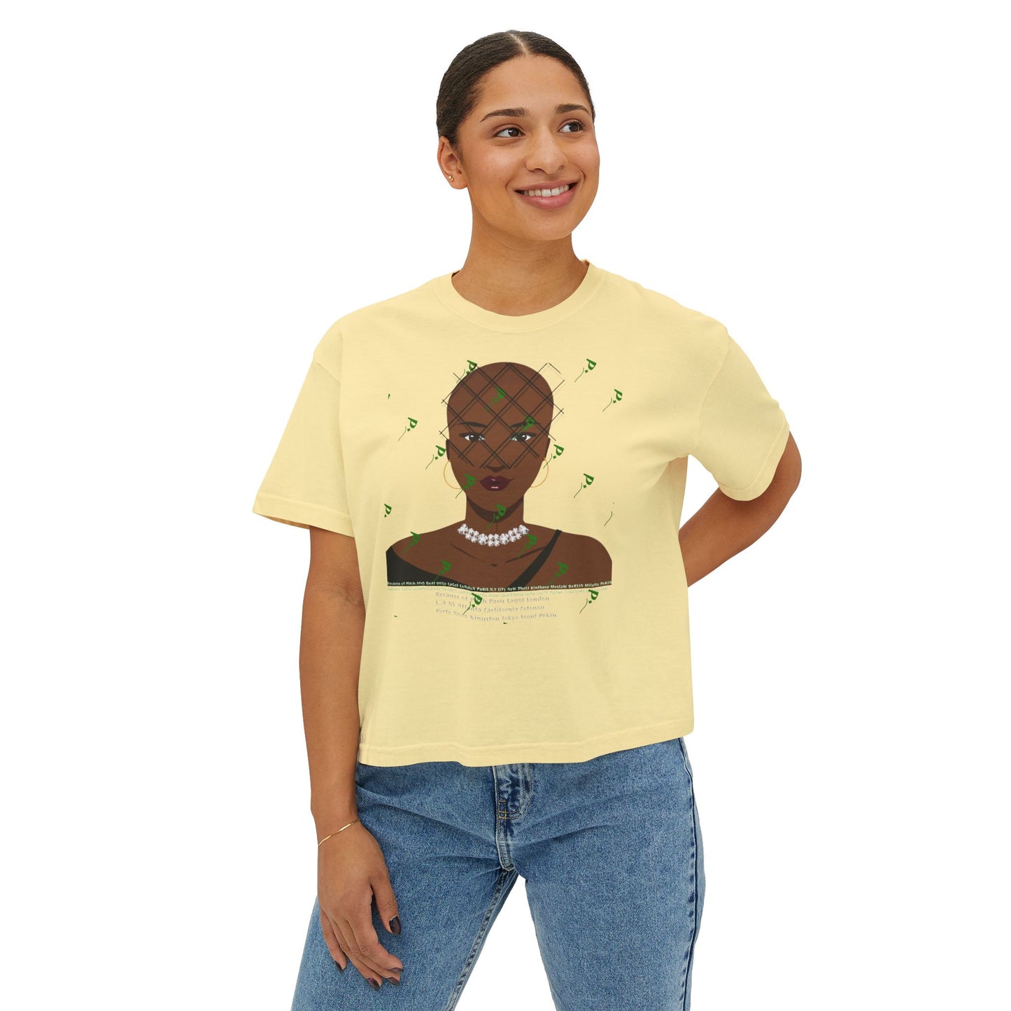 Empowerment AfroBeat Women's Boxy Tee