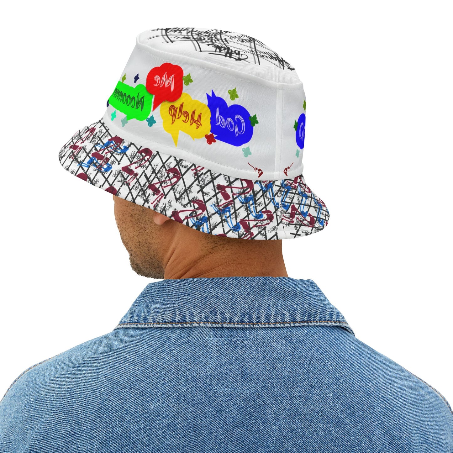 Pitch Graphic Bucket Hat