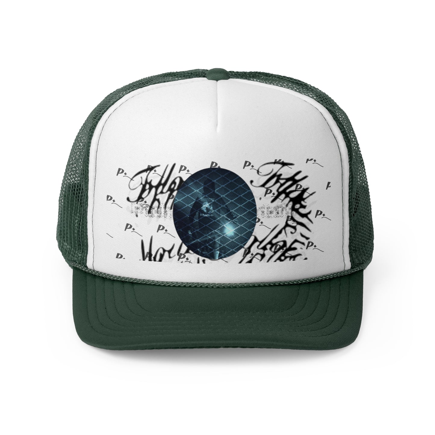 Pitch Trucker Cap - Artistic Globe Print | Adventure Awaits