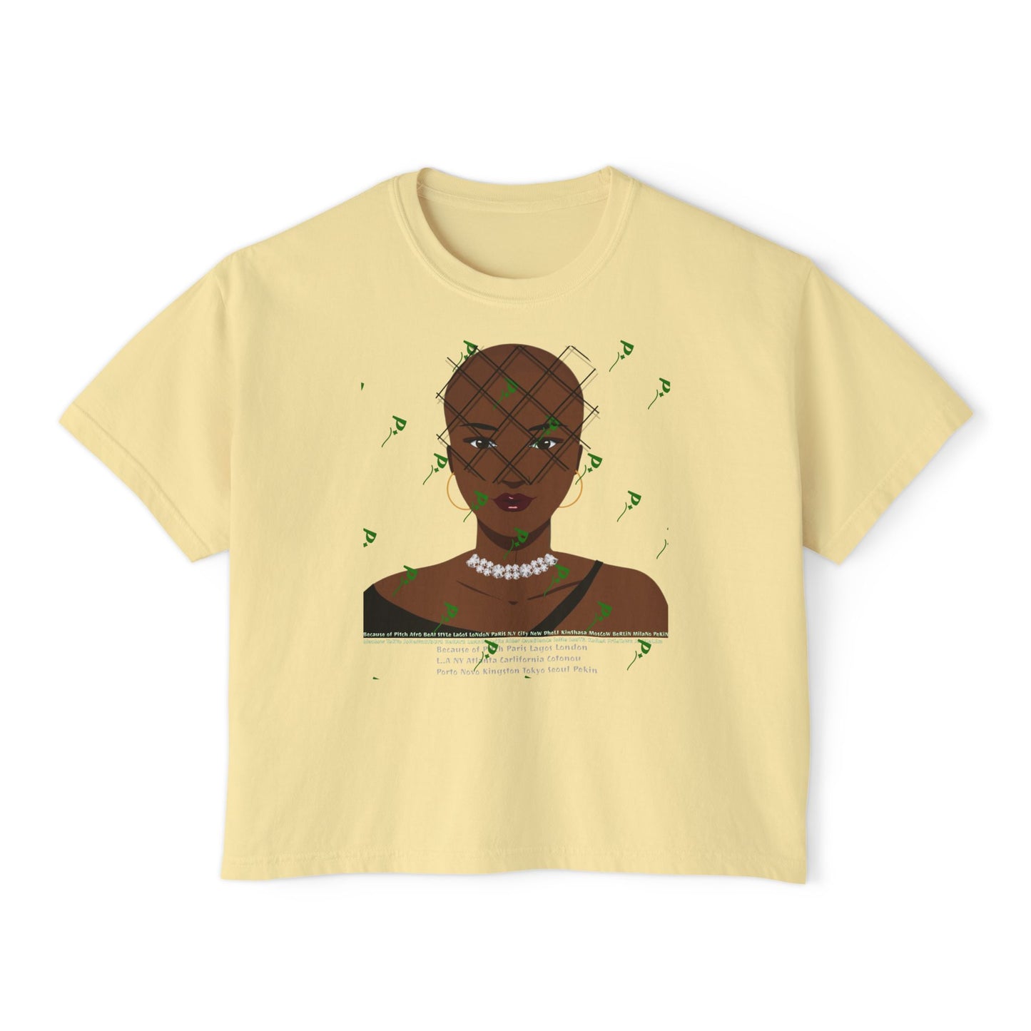 Empowerment AfroBeat Women's Boxy Tee