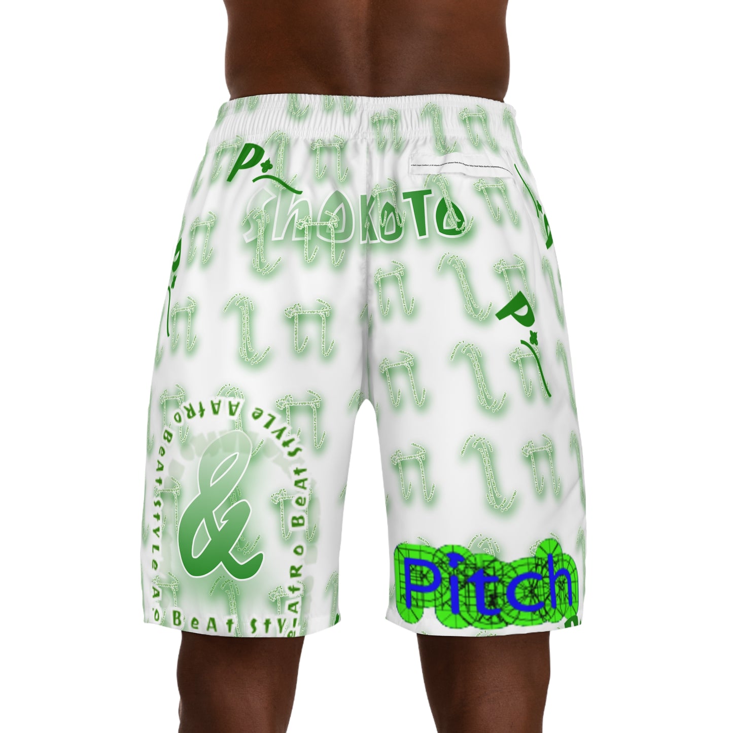 Pitch Afrobeat Arch Style Inspired Jogger Shorts