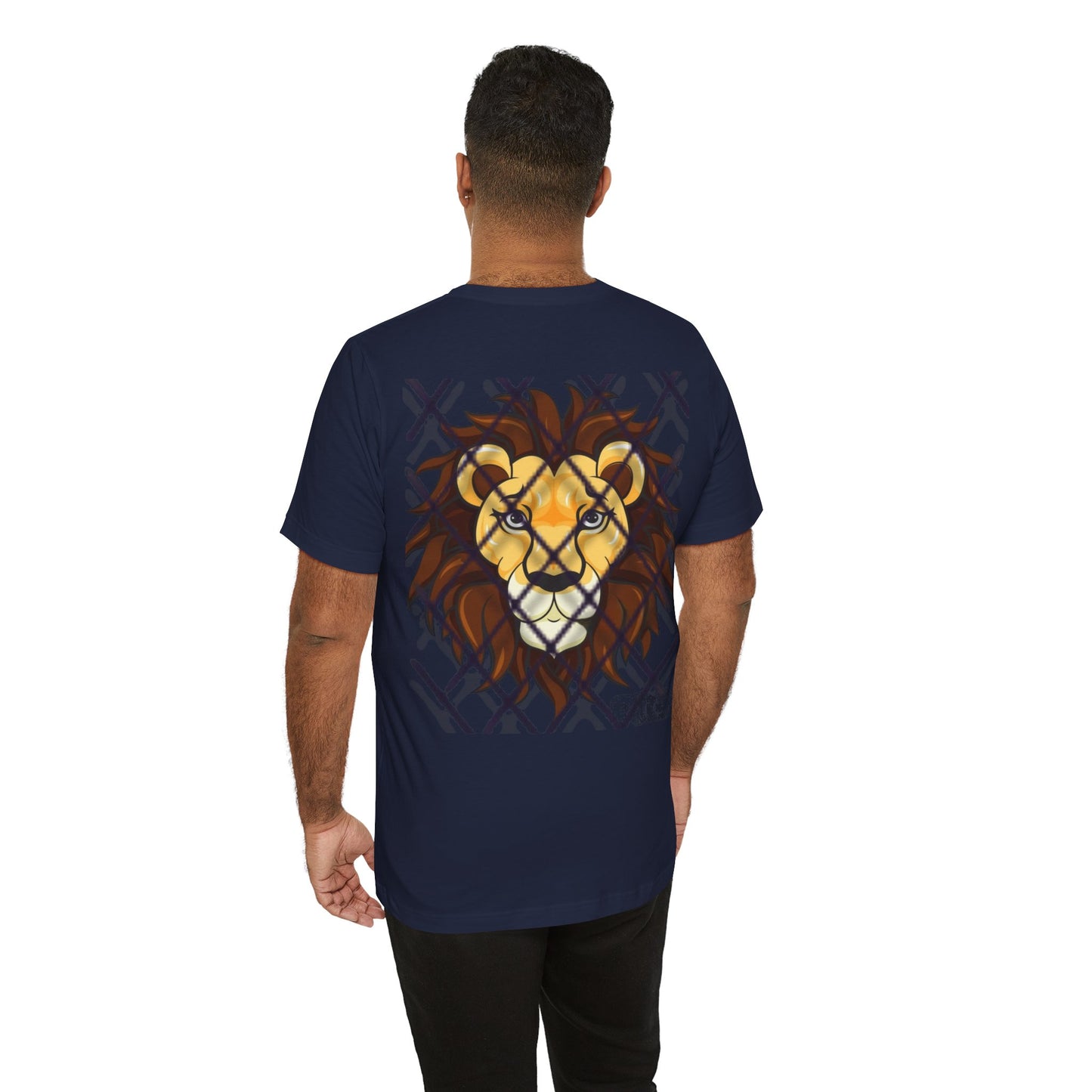 Pitch Lion Graphic Tee - Unisex Wildlife Art