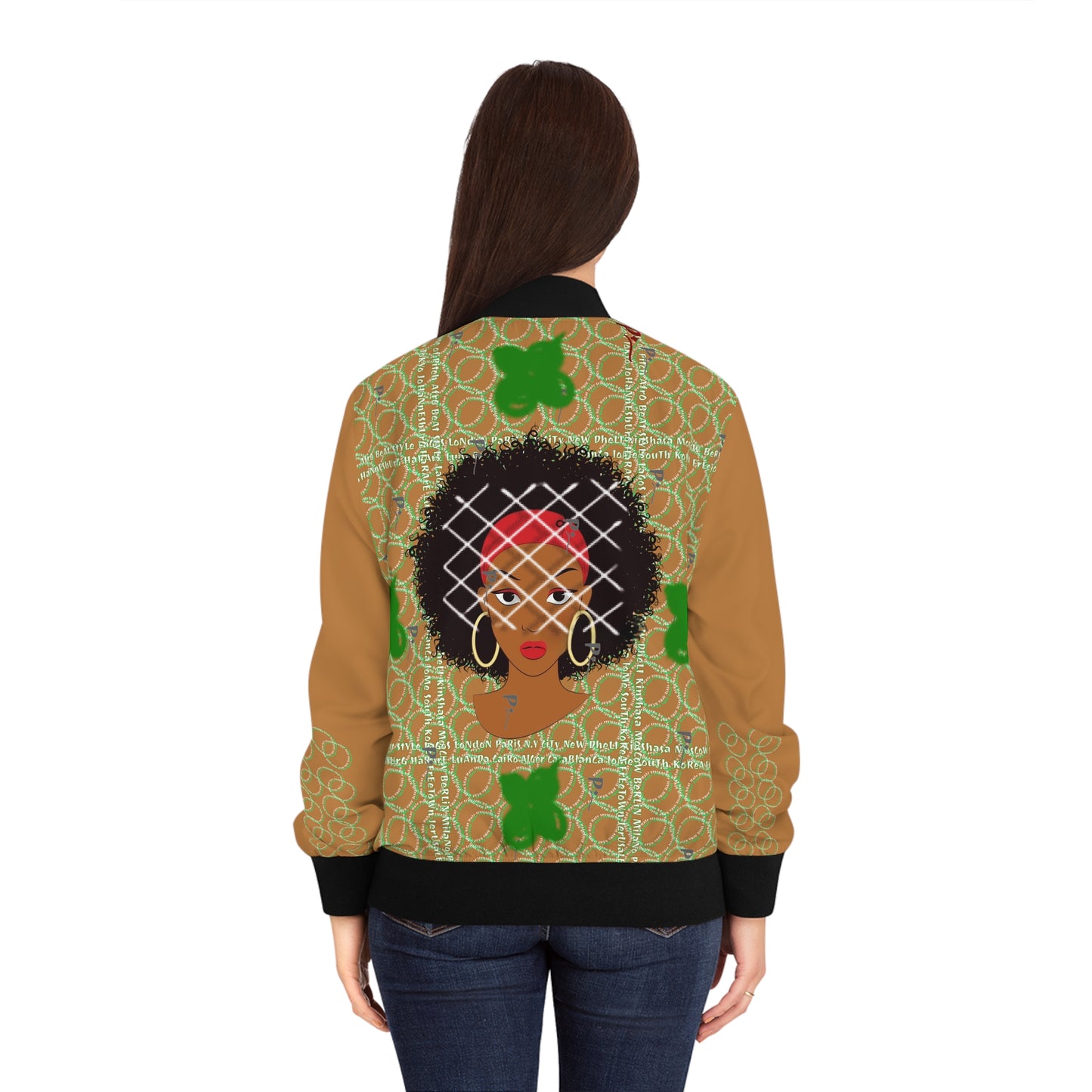 Pitch Bomber Jacket - Pitch Empowerment Stylish AfroBeat Design for Casual Chic