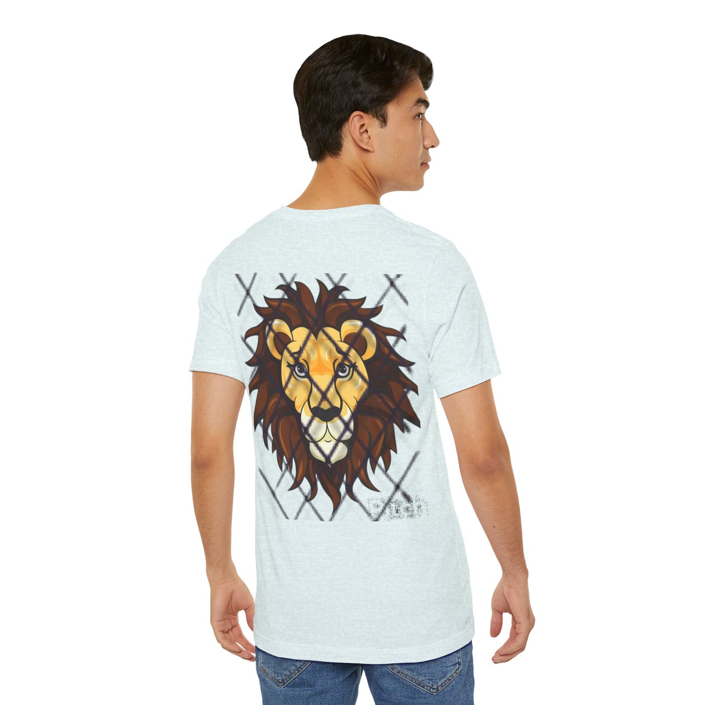 Pitch Lion Graphic Tee - Unisex Wildlife Art