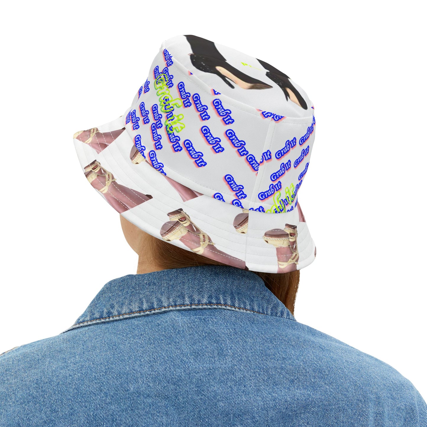 Bucket Hat - Vibrant 'Grab It & Falling Models' Design