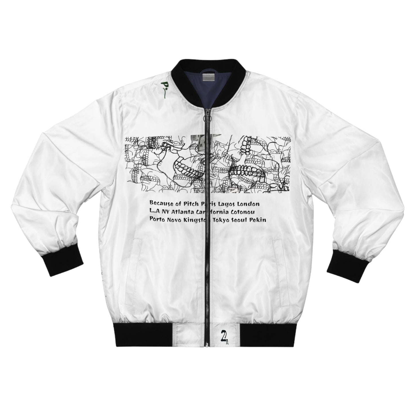 Pitch Urban Skull Bomber Jacket