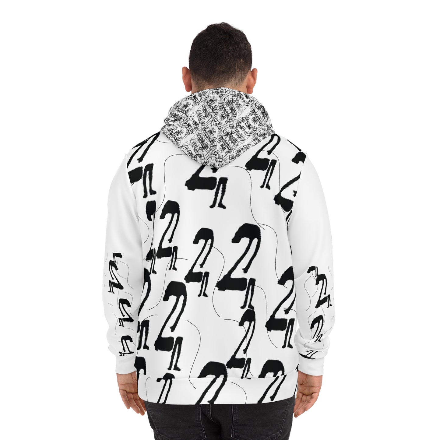 Trendy Fashion Hoodie with Artistic Print – Perfect for Stylish Individuals