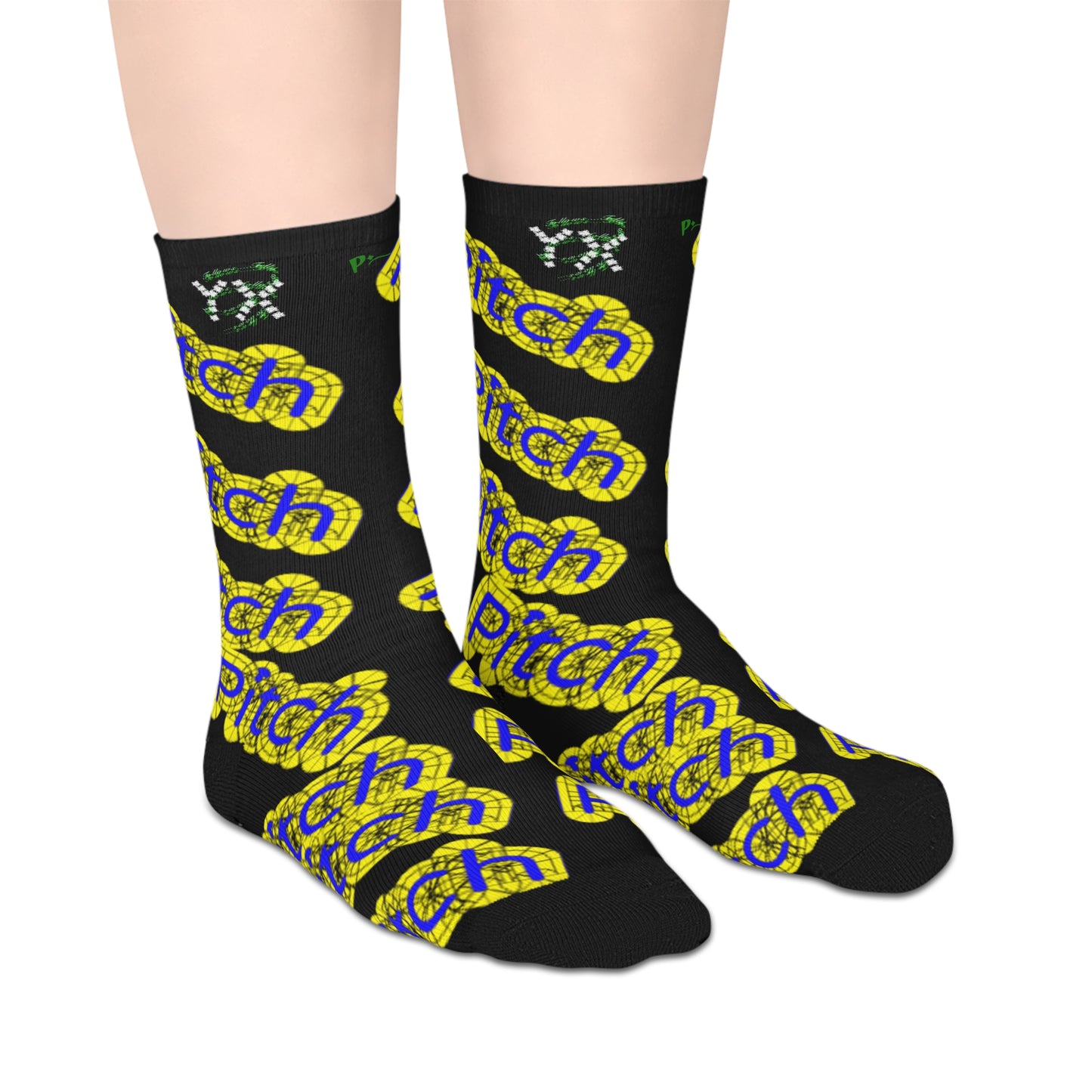 Pitch Patterned Mid-length Socks