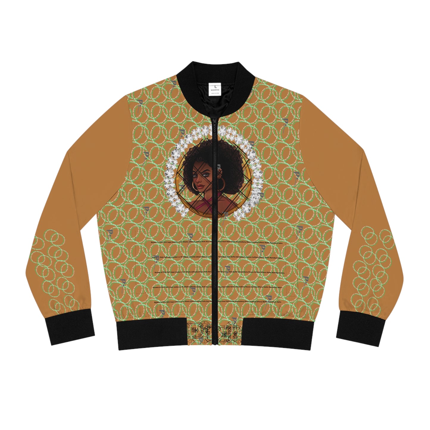 Pitch Bomber Jacket - Pitch Empowerment Stylish AfroBeat Design for Casual Chic