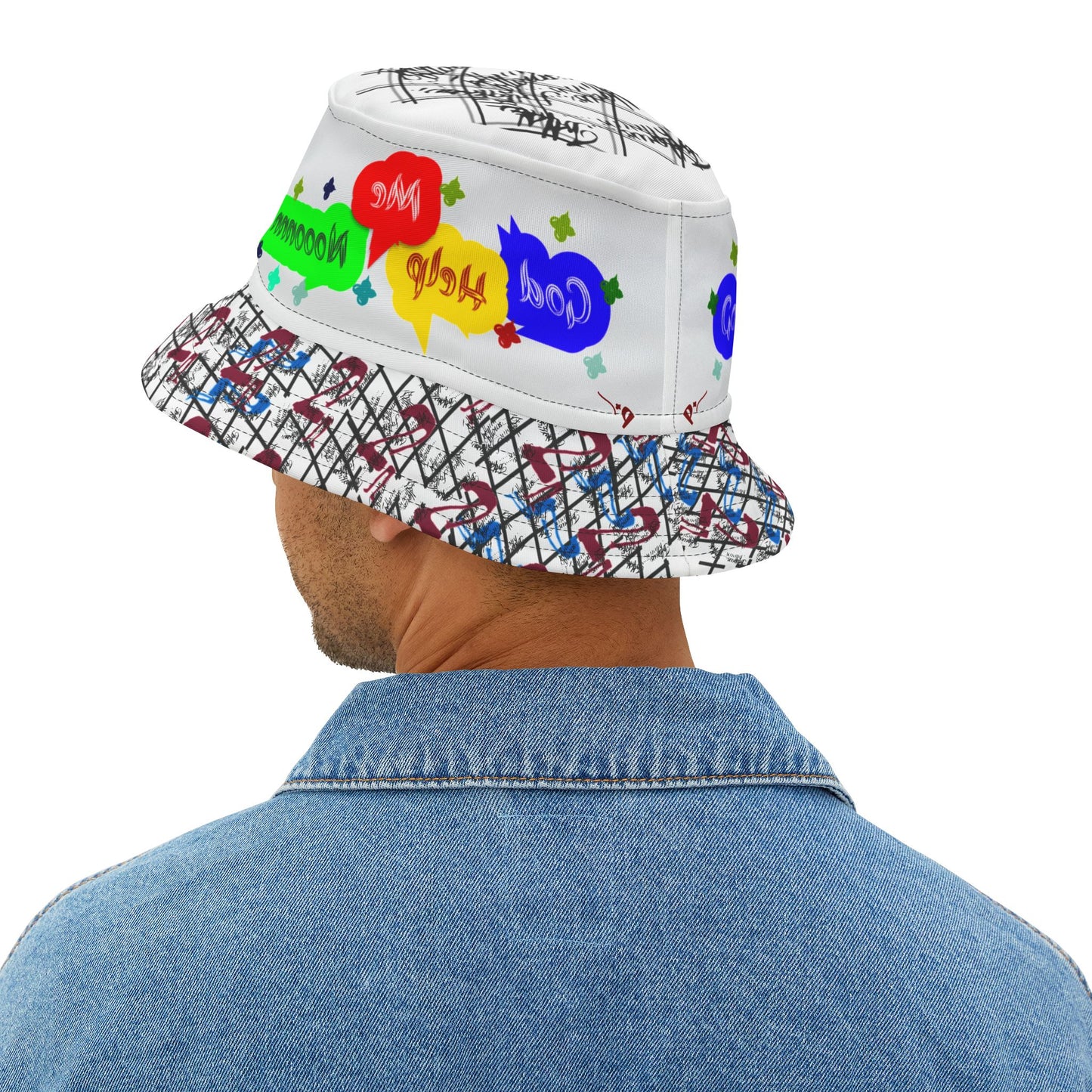 Pitch Graphic Bucket Hat