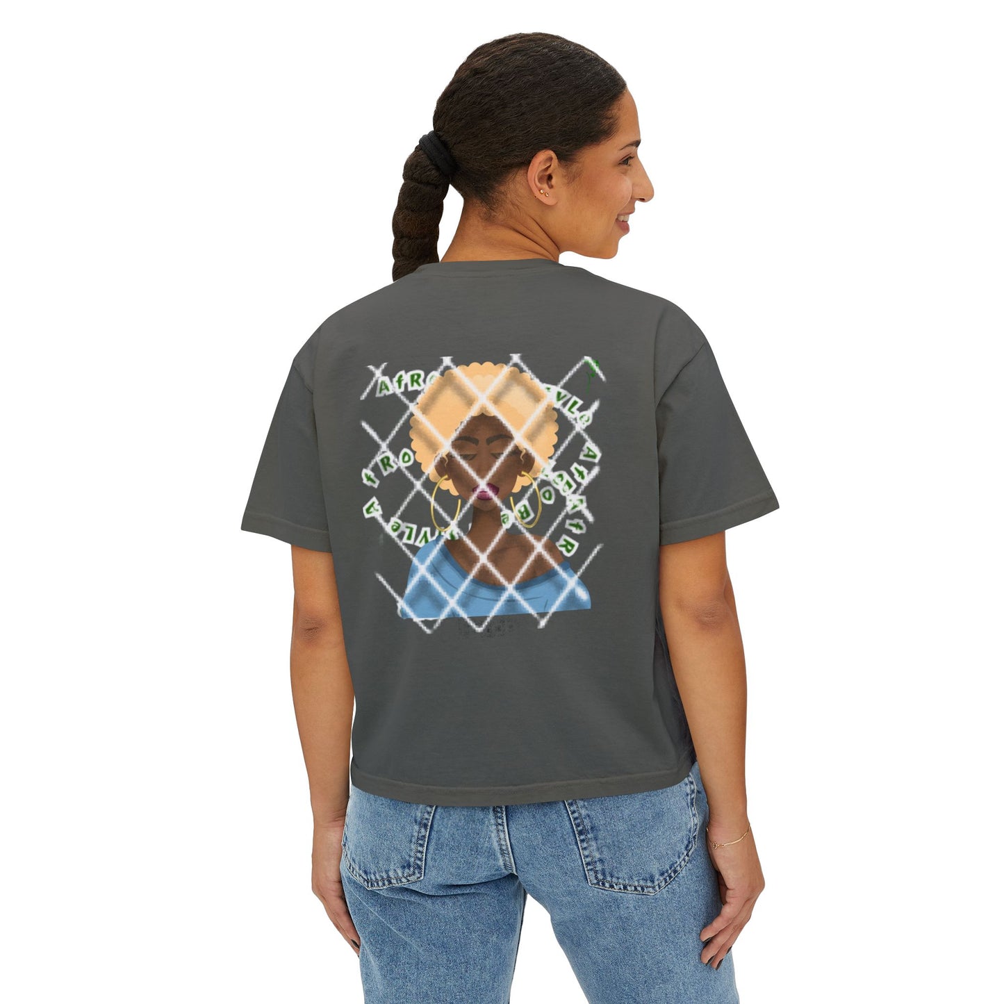 Empowerment AfroBeat Women's Boxy Tee