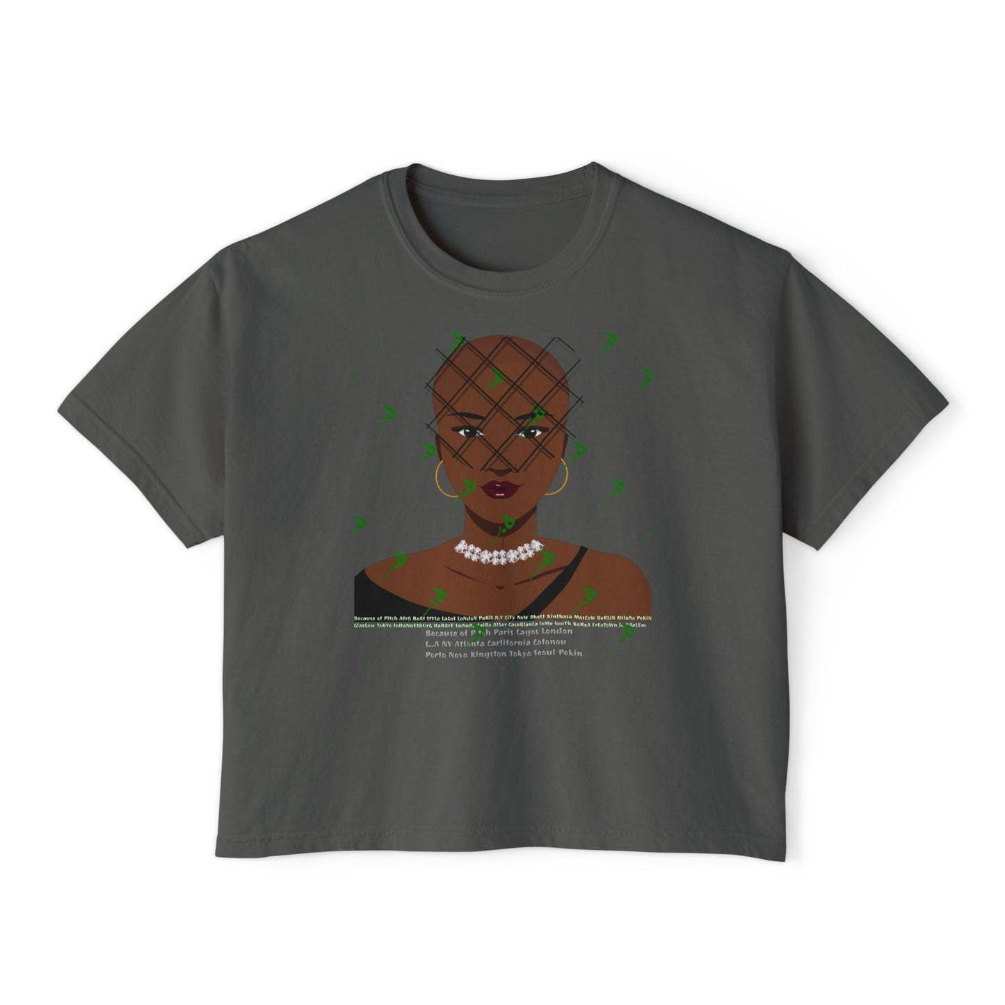 Empowerment AfroBeat Women's Boxy Tee