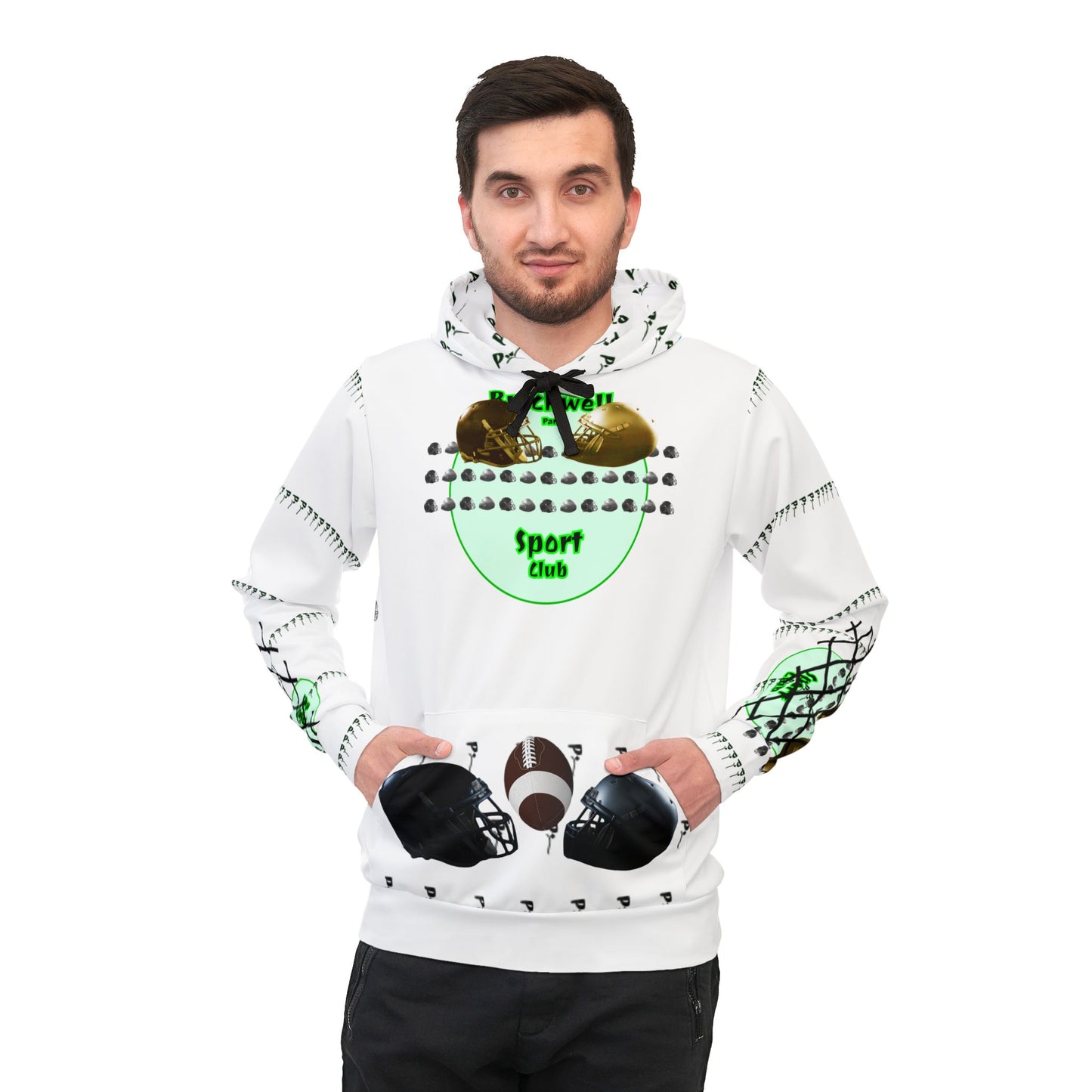 Pitch Football Athletic Hoodie | Brockwell Sport Club Design