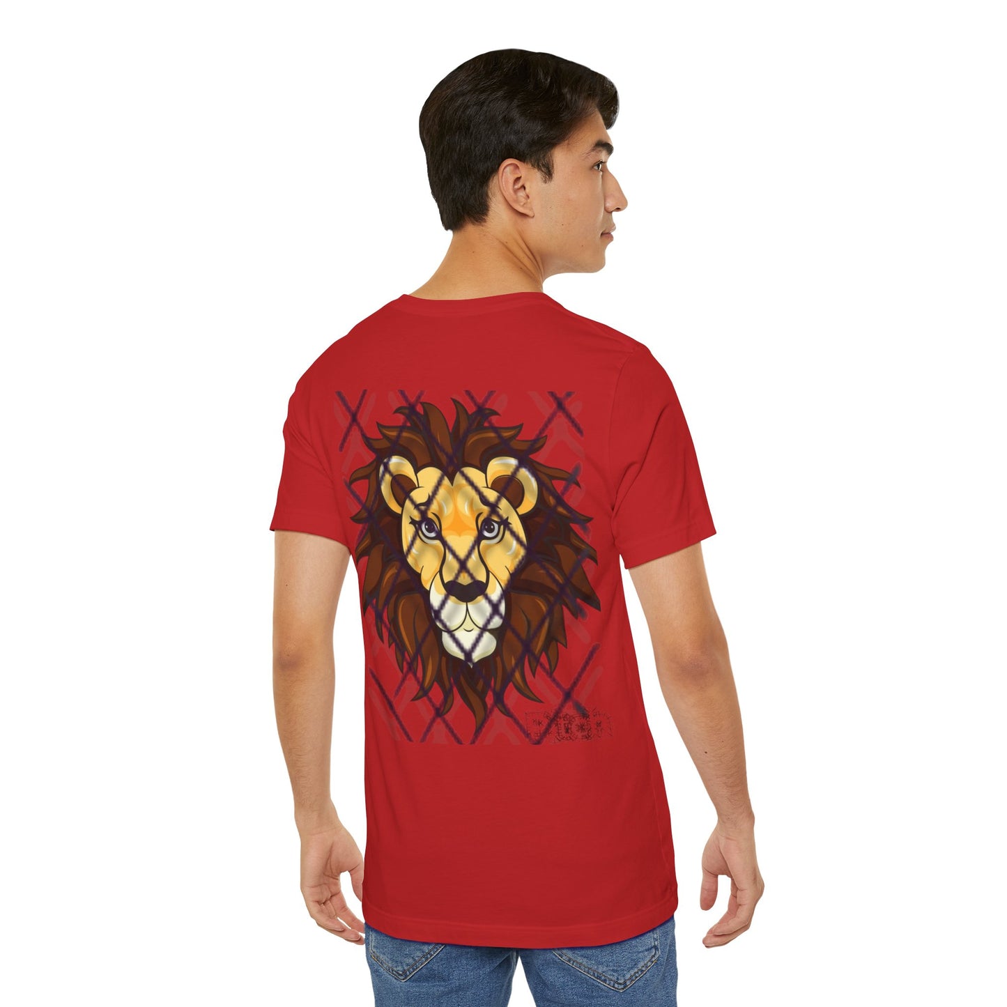 Pitch Lion Graphic Tee - Unisex Wildlife Art