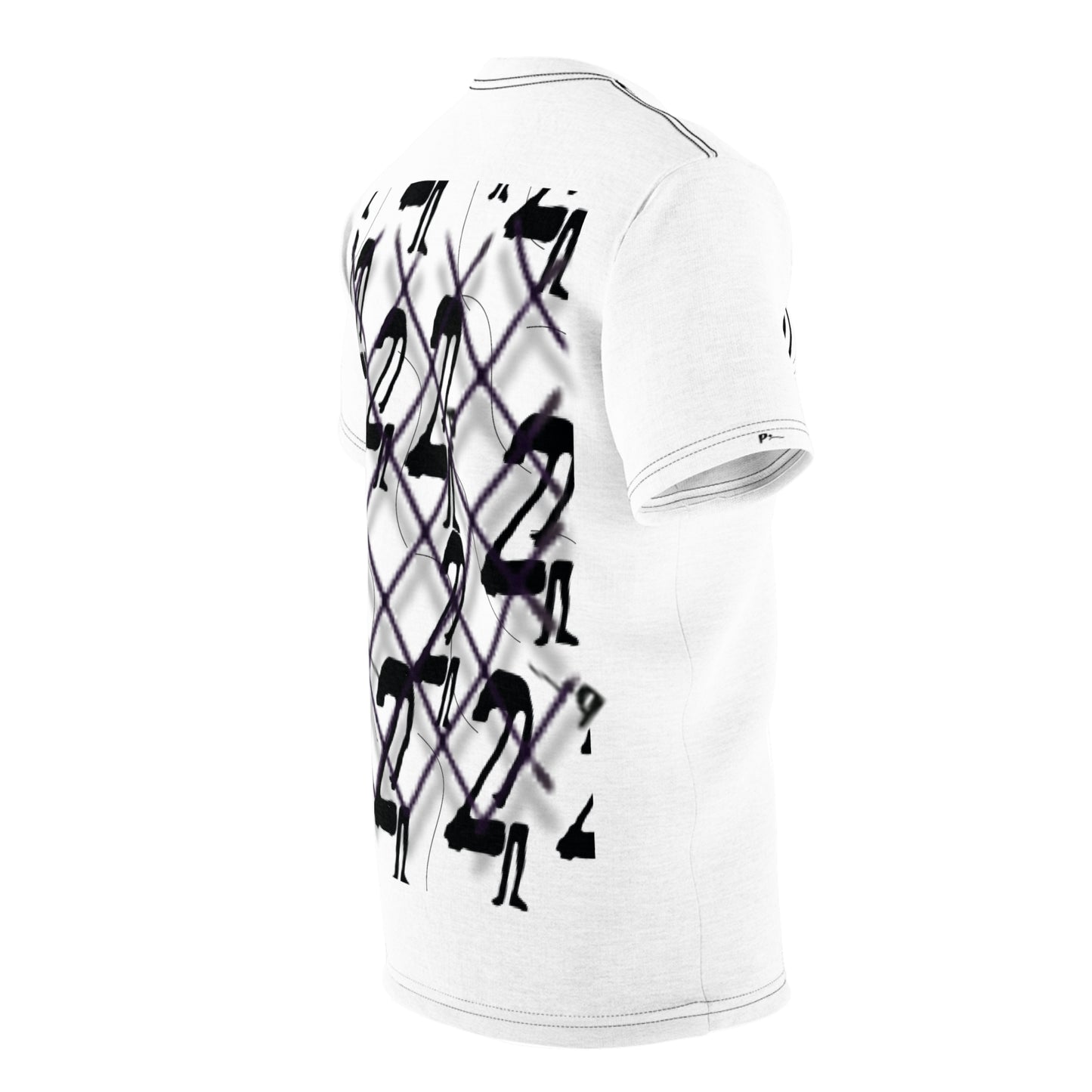 Pitch Tee Minimalist Graphic Edgy Modern Number 2 Pattern Design