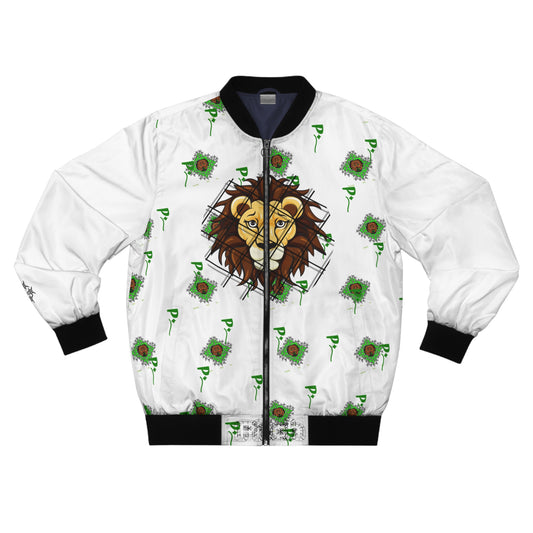 Pitch Men's Bomber Jacket - Fierce Lion Design for Bold Style and Adventure