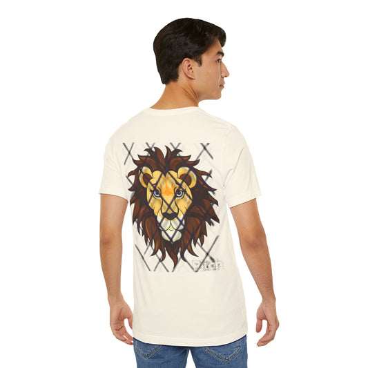 Pitch Lion Graphic Tee - Unisex Wildlife Art