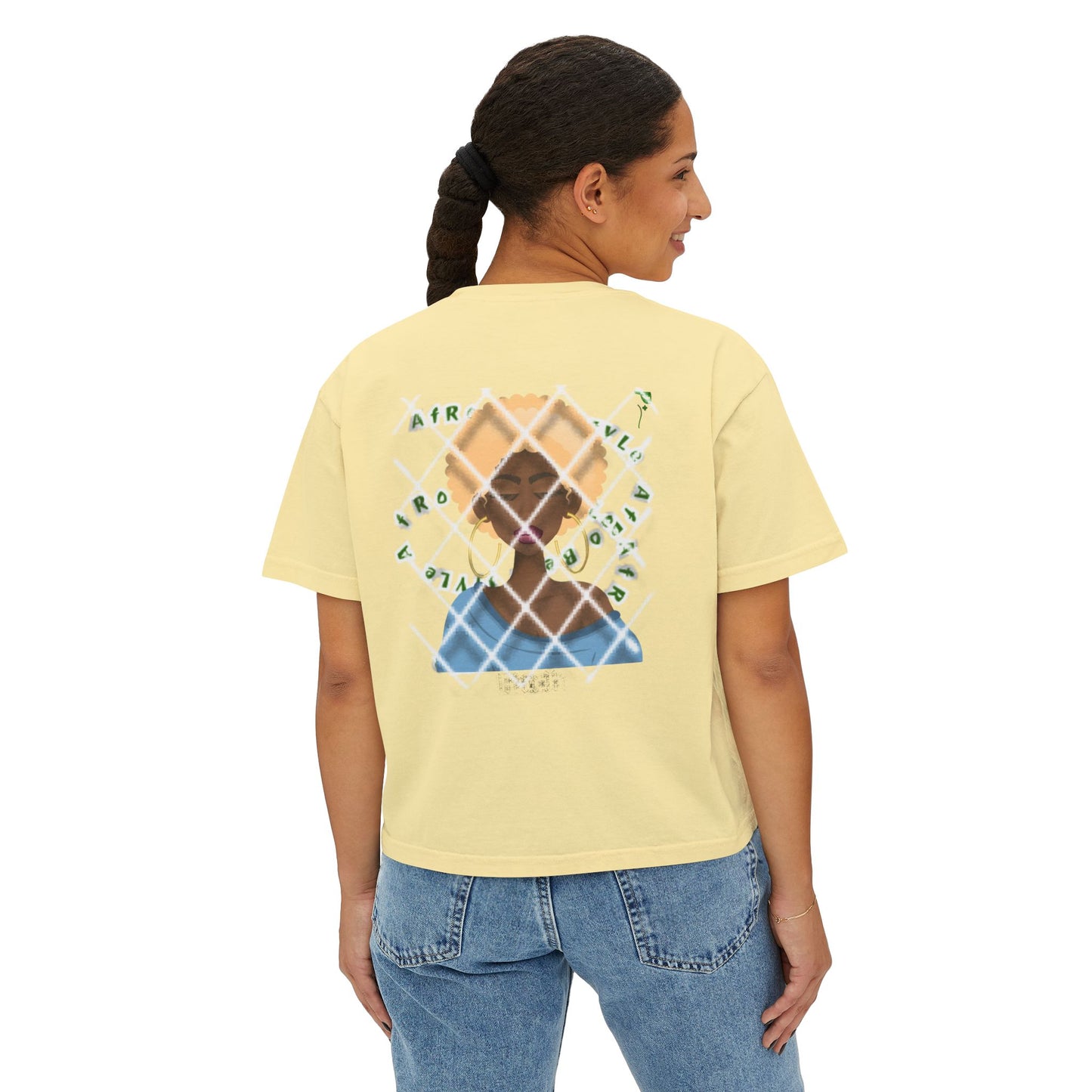 Empowerment AfroBeat Women's Boxy Tee