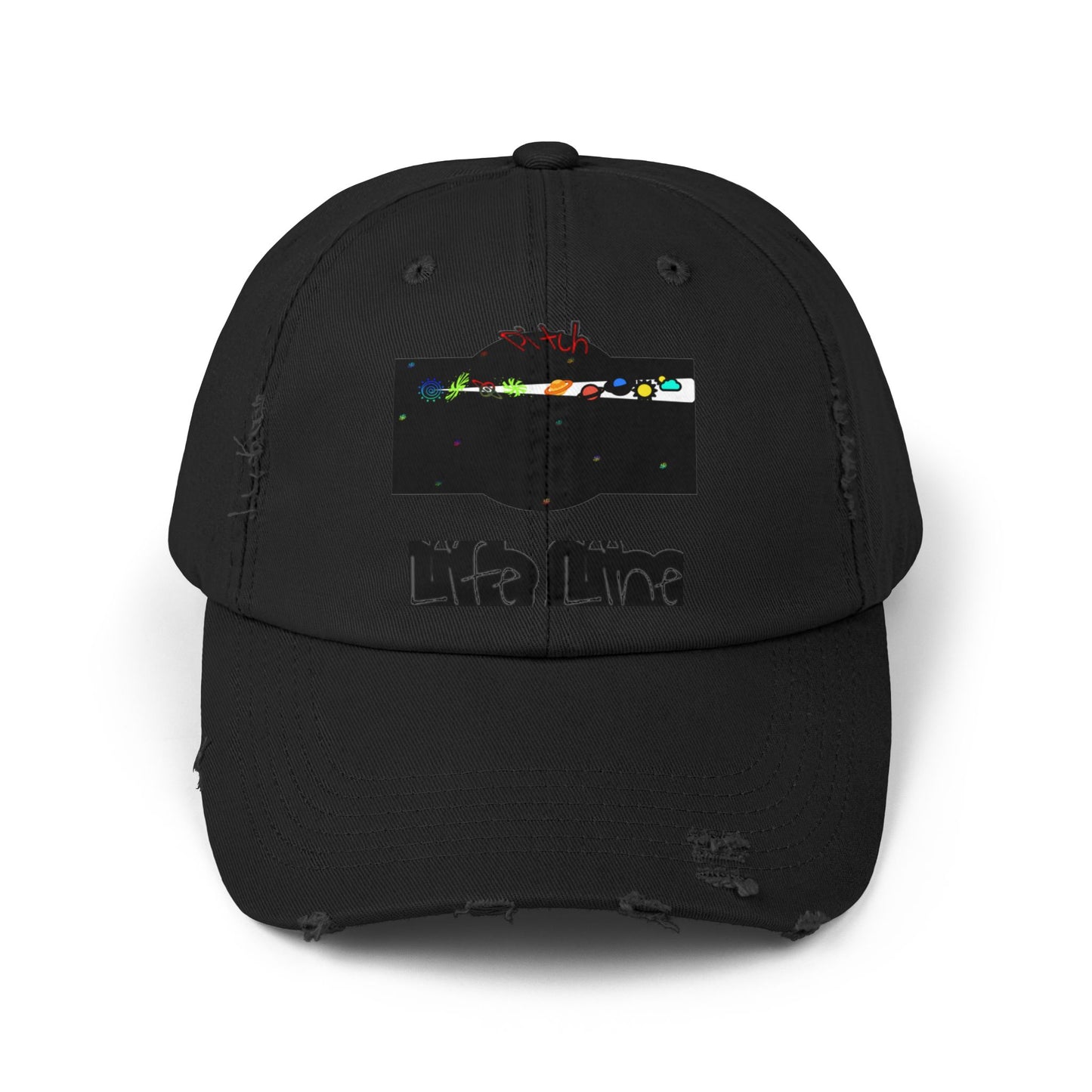 Pitch Distressed Cap