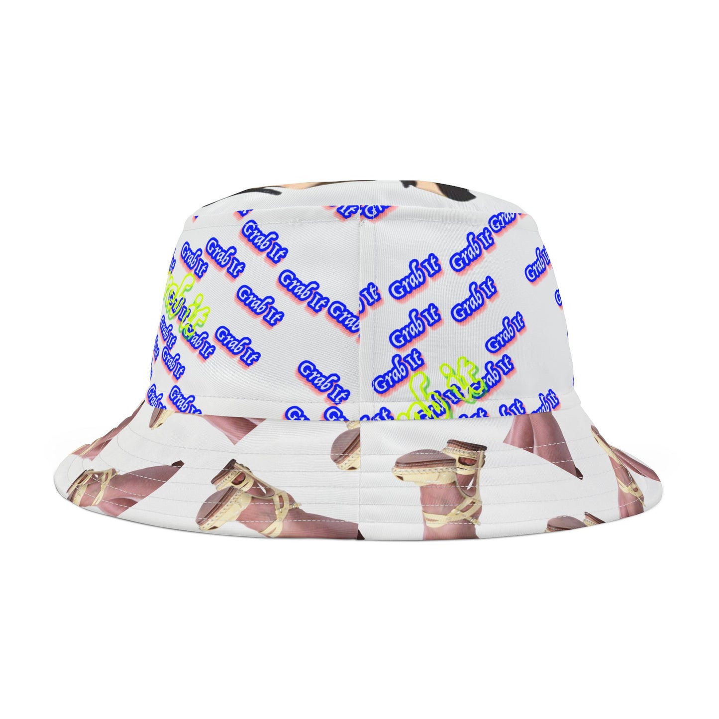 Bucket Hat - Vibrant 'Grab It & Falling Models' Design