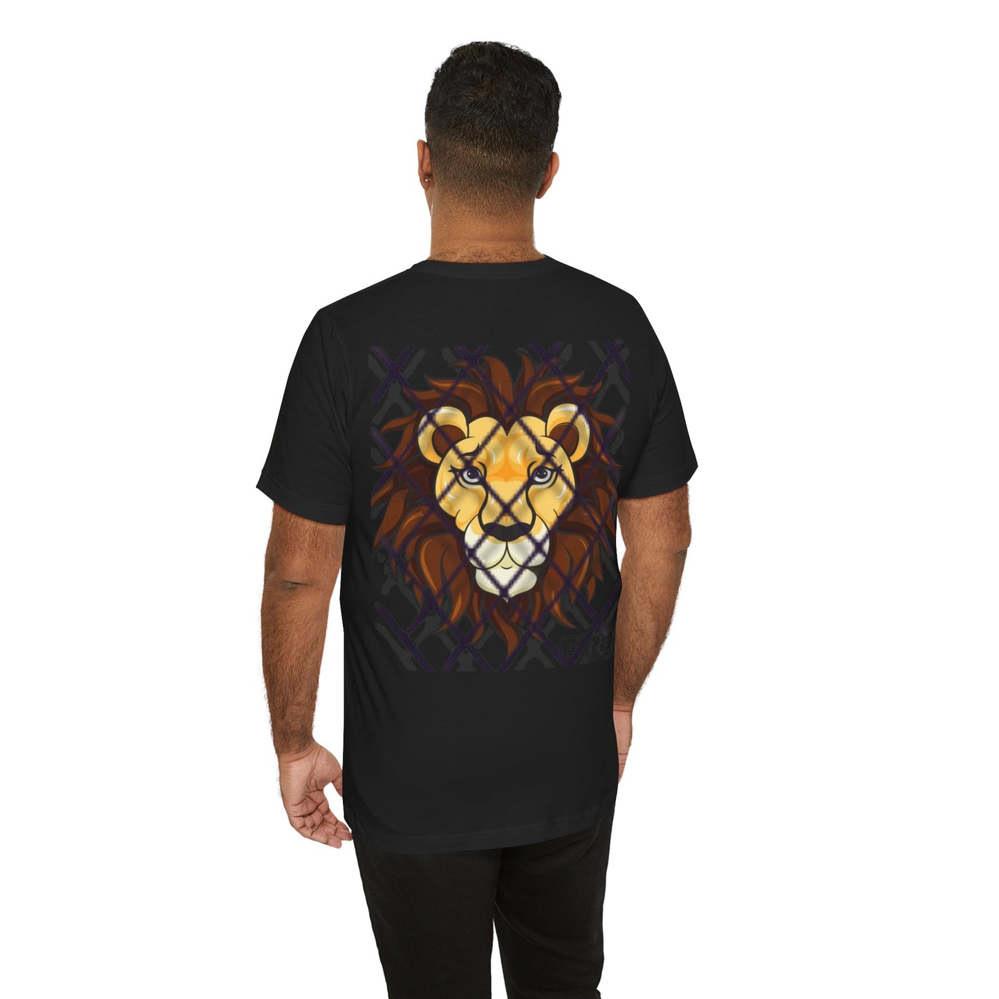 Pitch Lion Graphic Tee - Unisex Wildlife Art