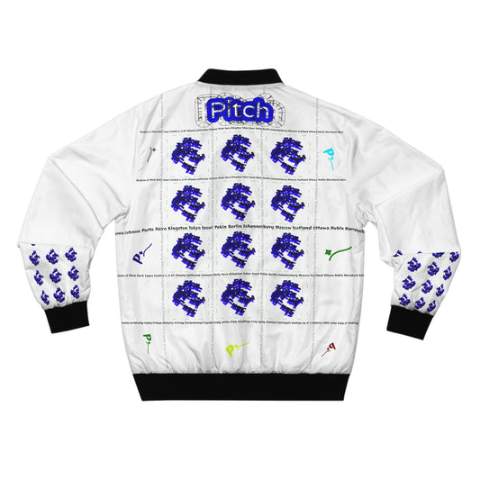 Pitch Graphic Follows Bomber Jacket