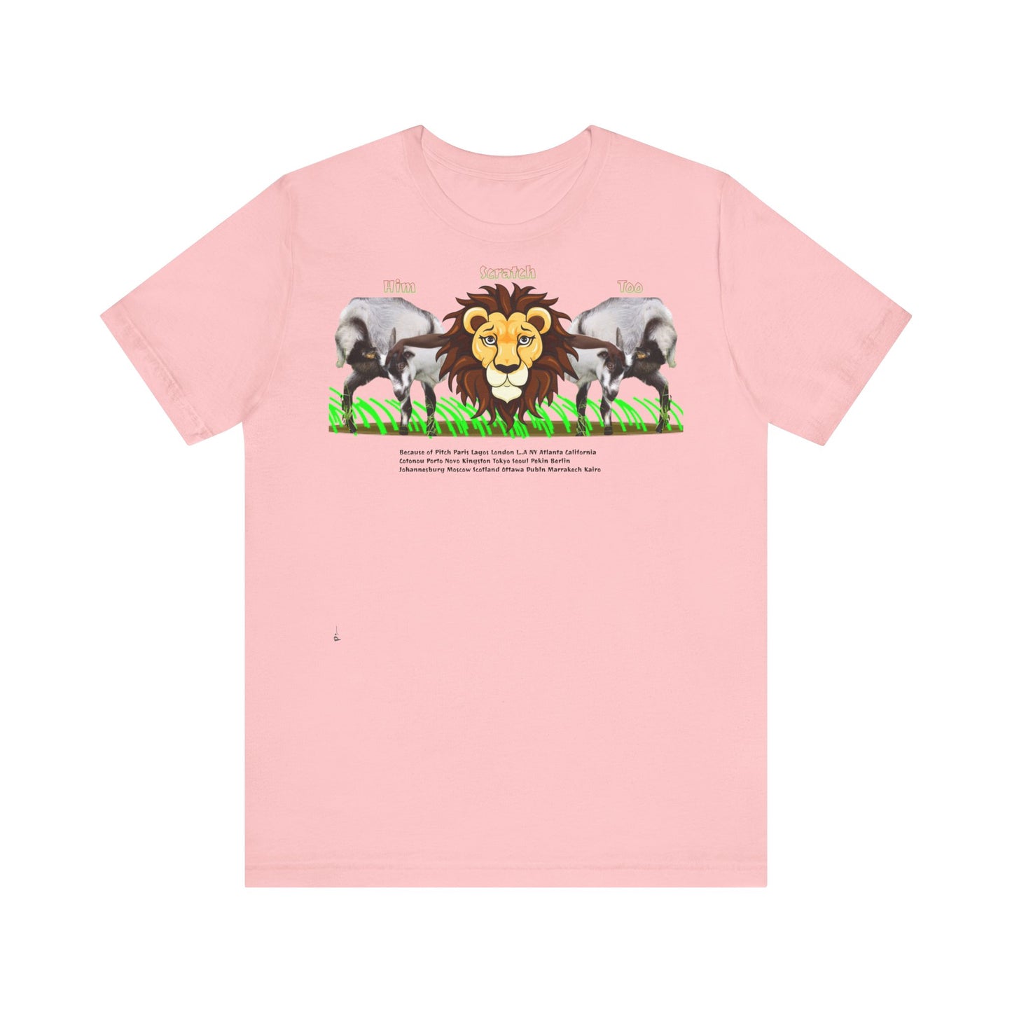 Pitch Lion Graphic Tee - Unisex Wildlife Art