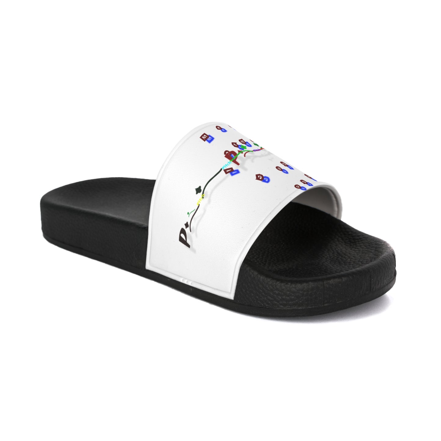 Pitch Slide Sandals - Colorful Fun Men’s Slides for Casual Outings