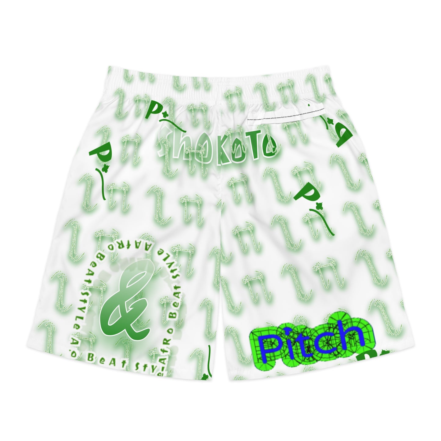 Pitch Afrobeat Arch Style Inspired Jogger Shorts