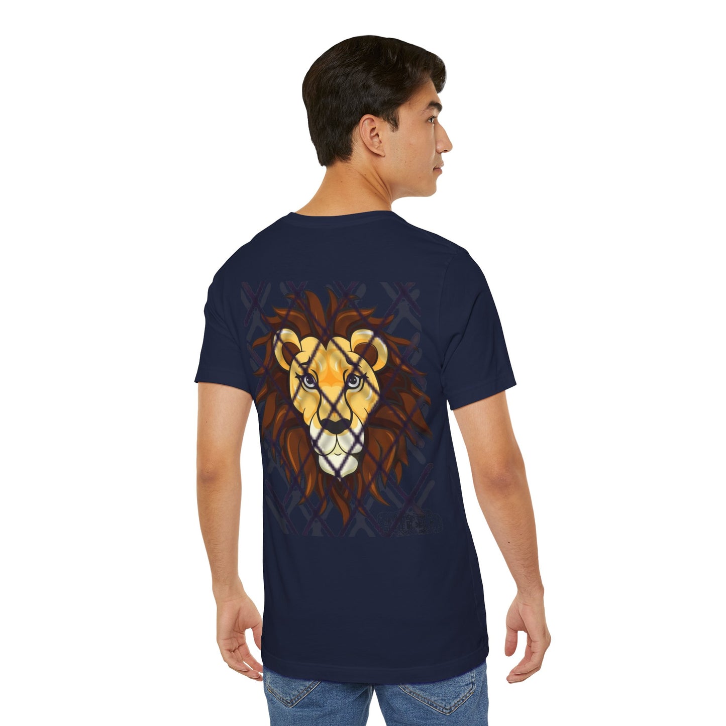 Pitch Lion Graphic Tee - Unisex Wildlife Art