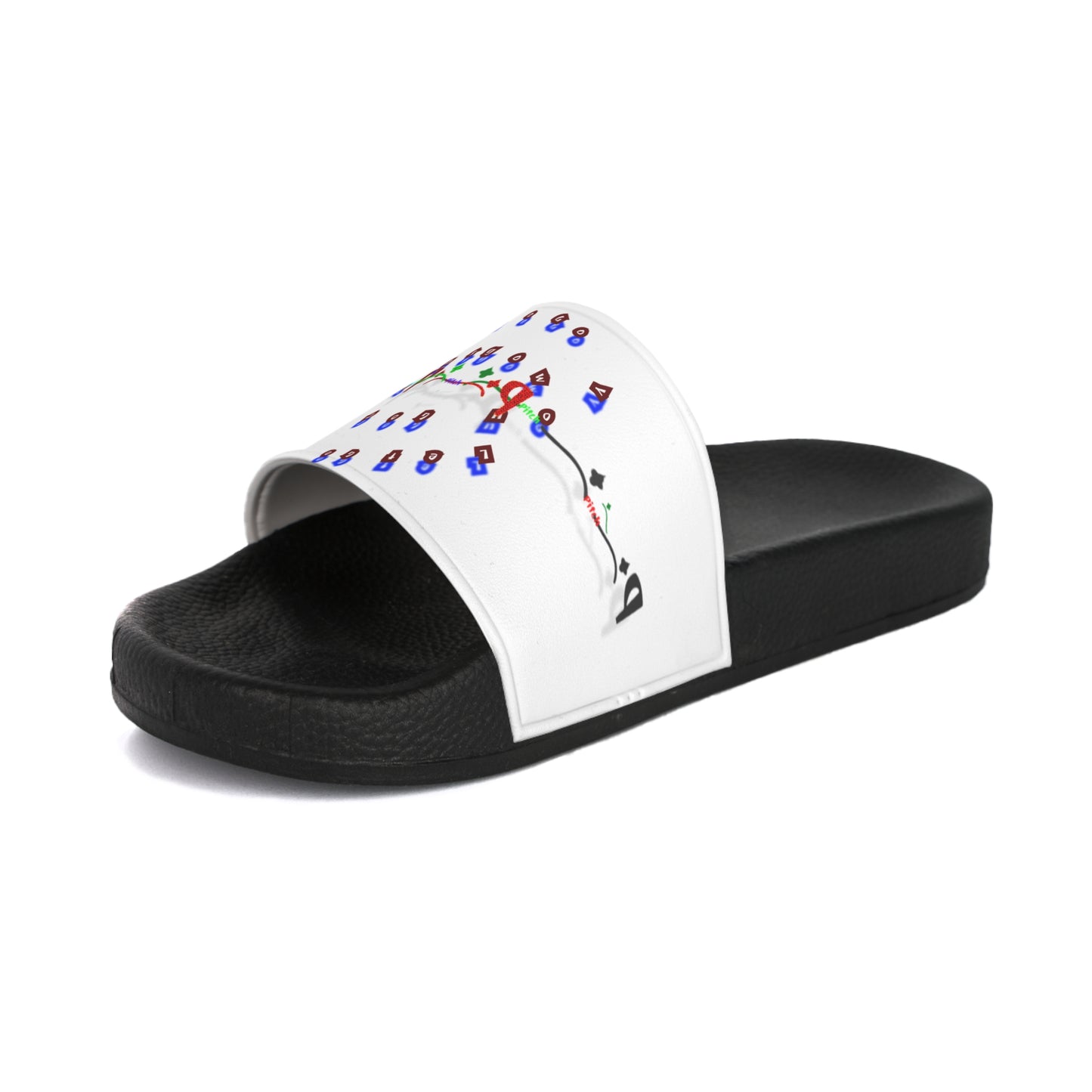 Pitch Slide Sandals - Colorful Fun Men’s Slides for Casual Outings