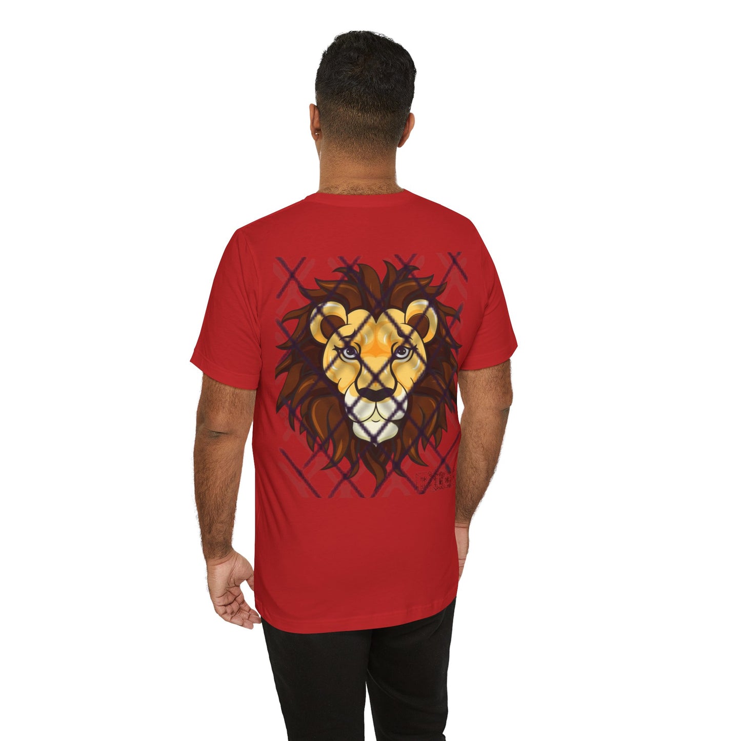 Pitch Lion Graphic Tee - Unisex Wildlife Art