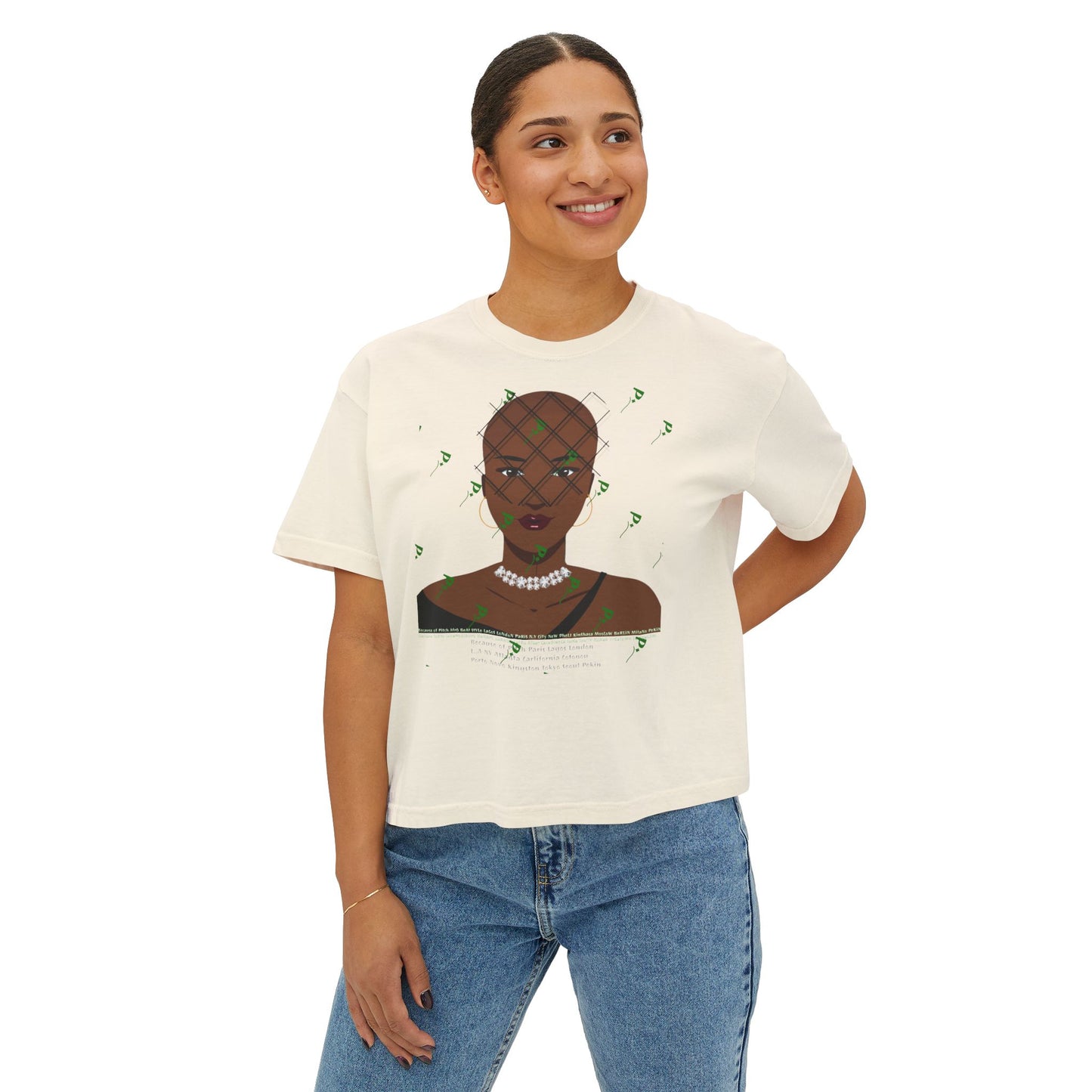 Empowerment AfroBeat Women's Boxy Tee