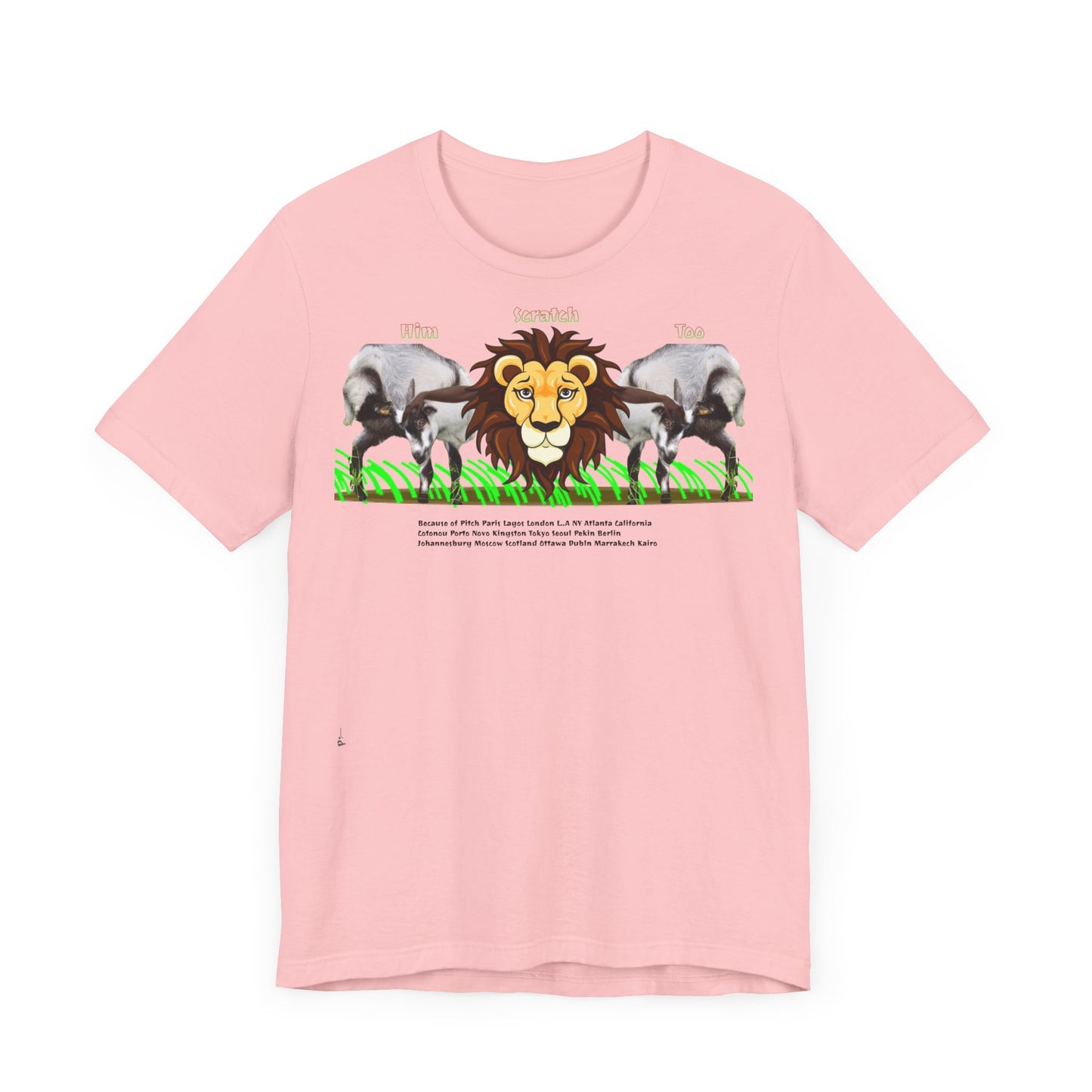 Pitch Lion Graphic Tee - Unisex Wildlife Art