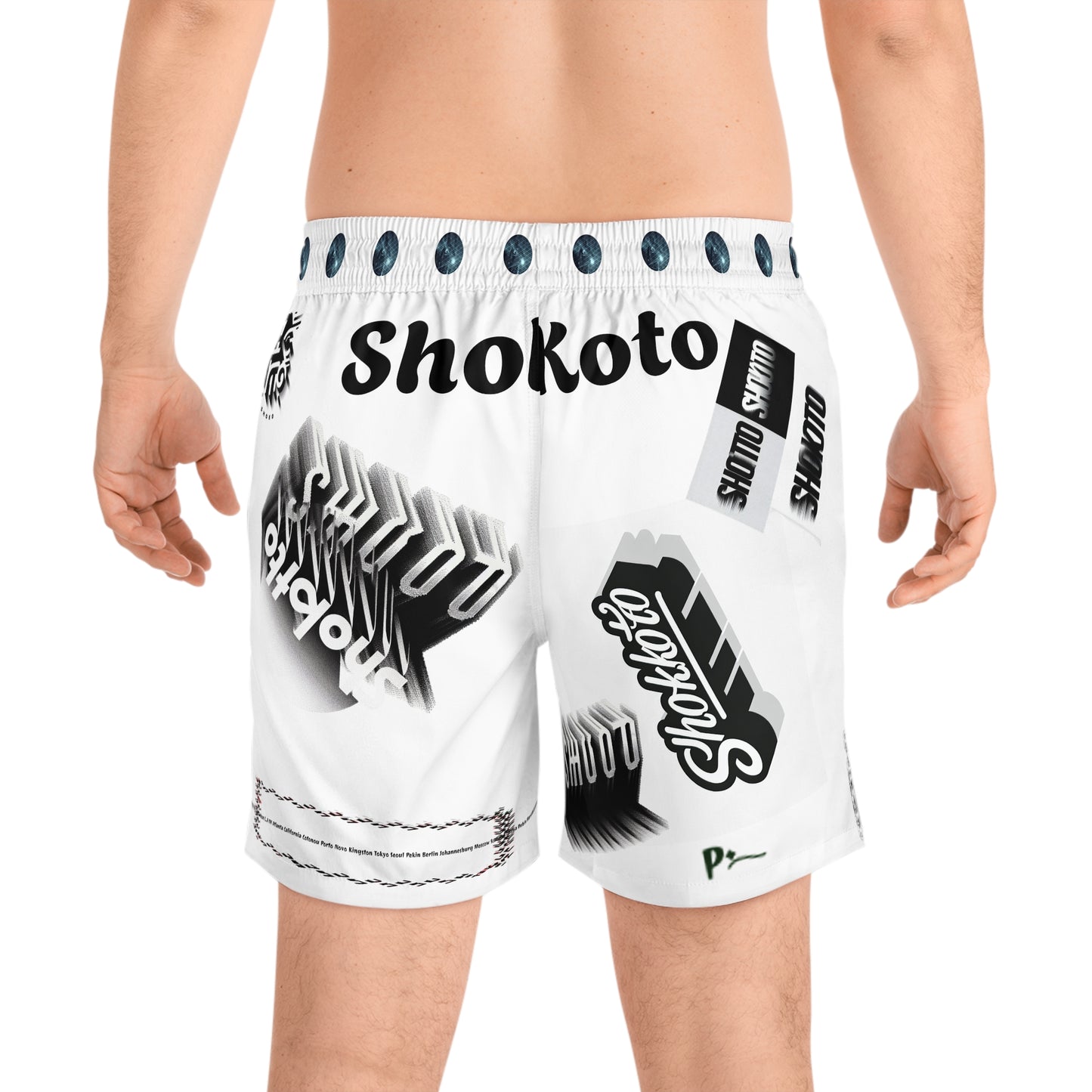 Pitch & Shokoto Graphic Men's Shorts - Trendy