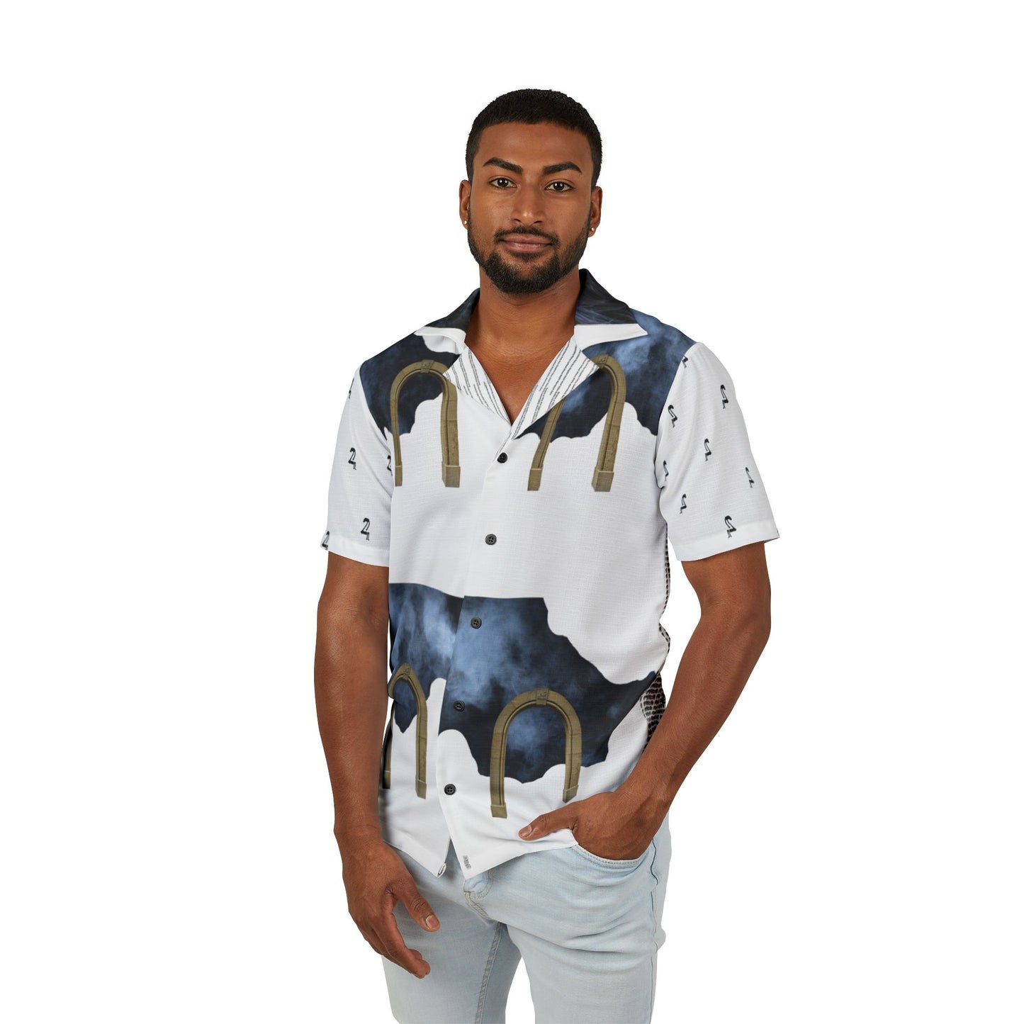 Pitch Cloud & Arch Men's Hawaiian Shirt