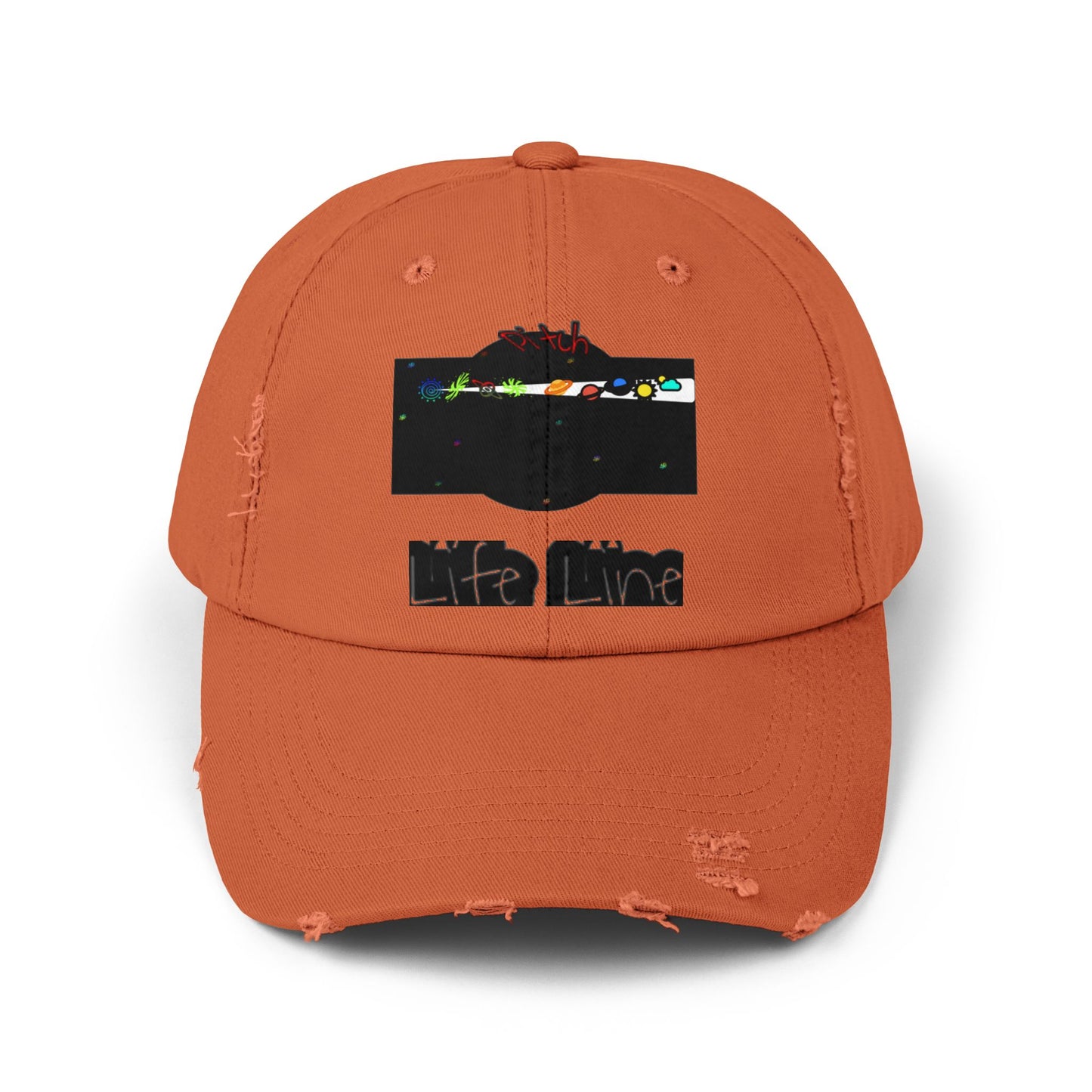 Pitch Distressed Cap