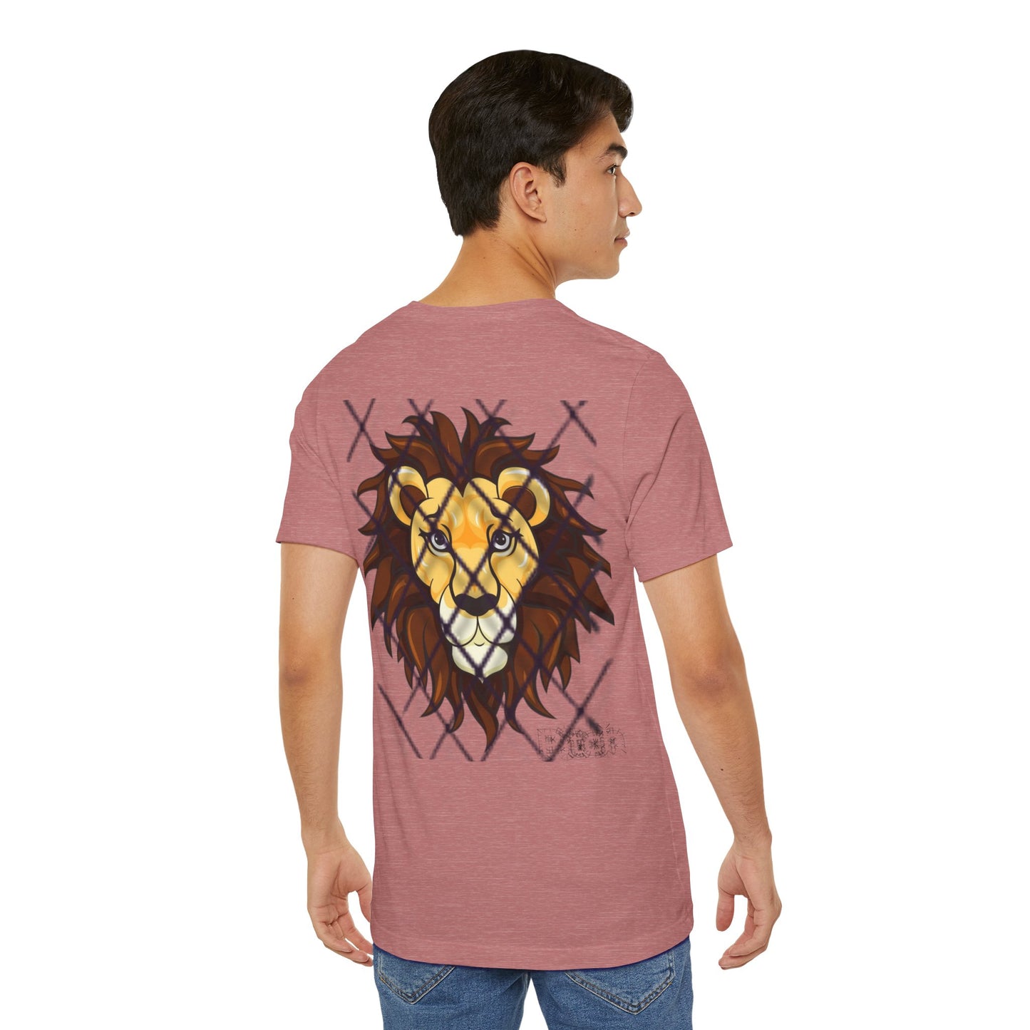 Pitch Lion Graphic Tee - Unisex Wildlife Art