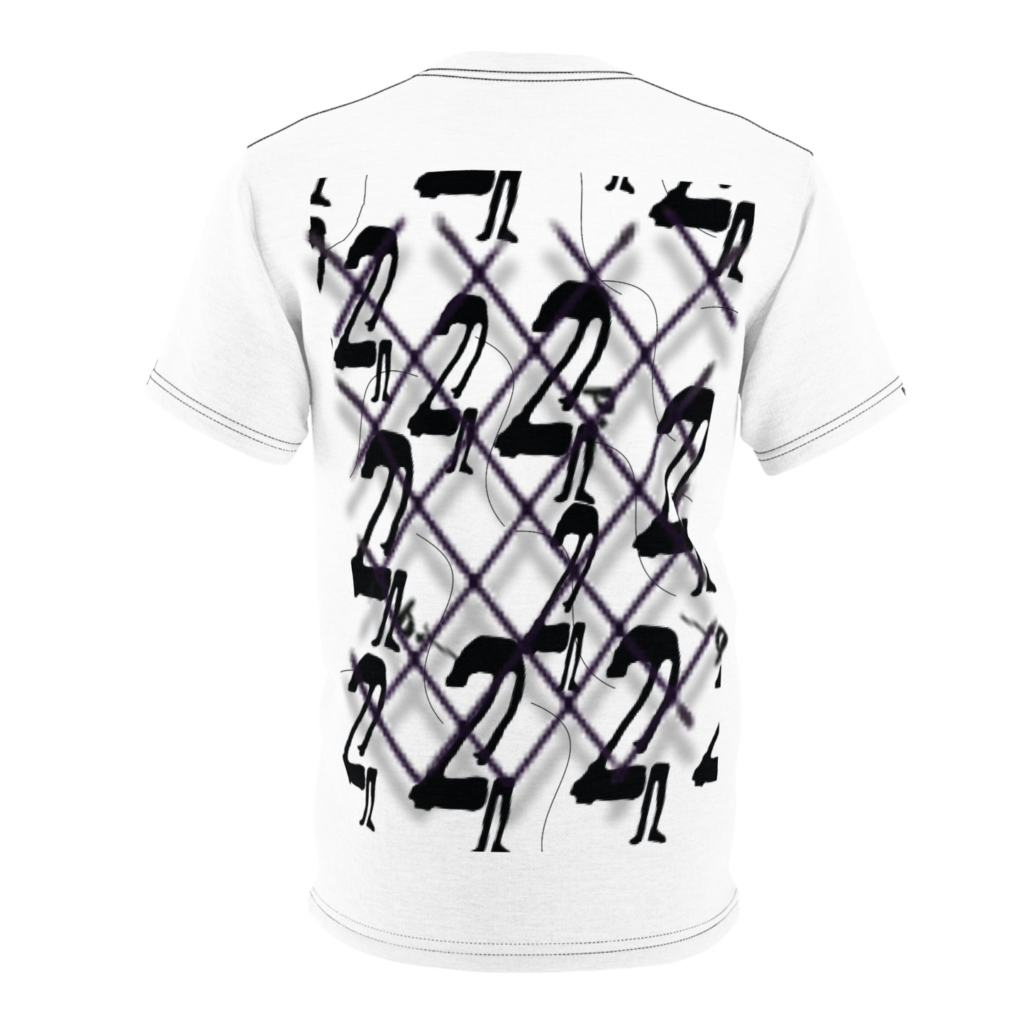 Pitch Tee Minimalist Graphic Edgy Modern Number 2 Pattern Design