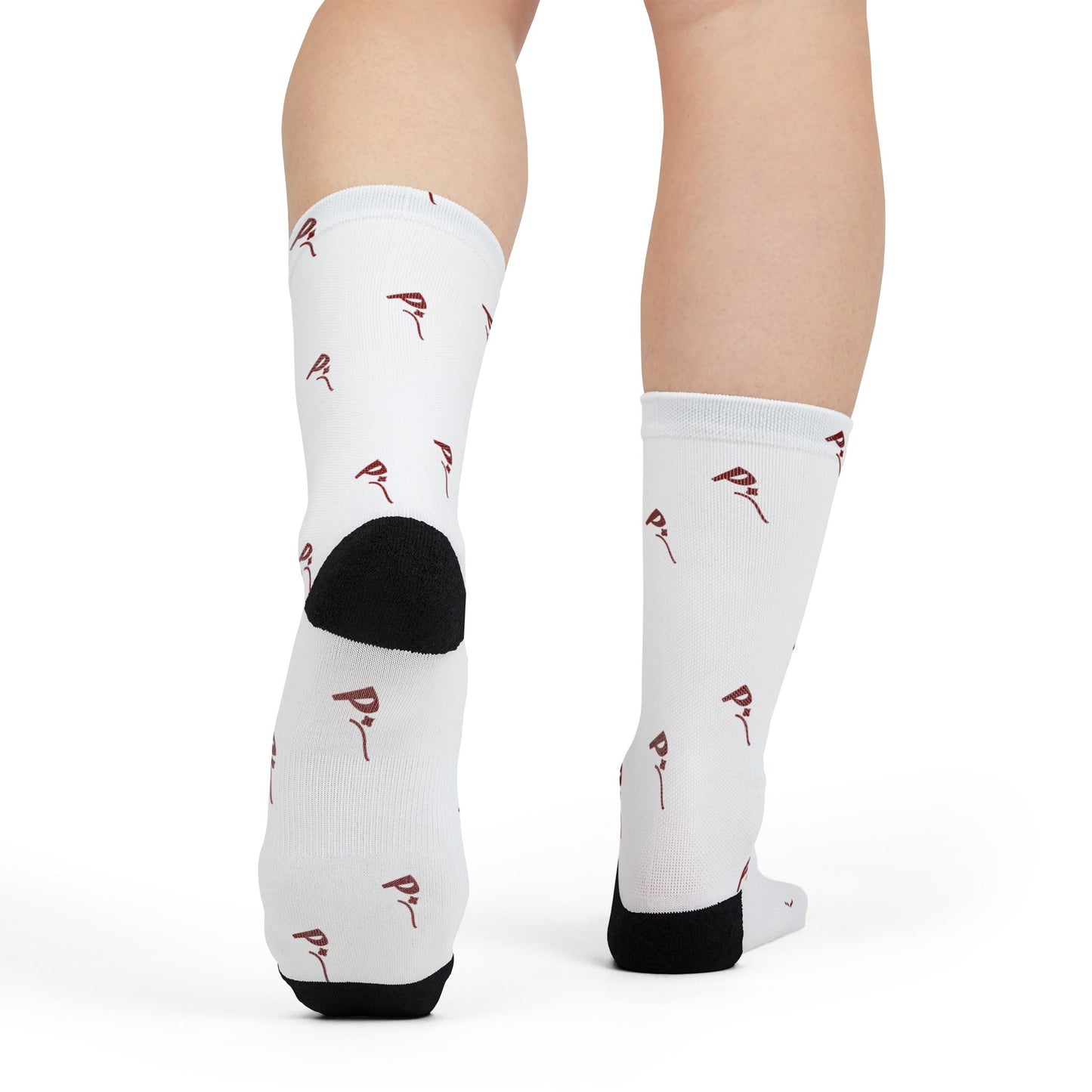 Pitch Logo Print Stylish and Comfortable Footwear - Crew Socks