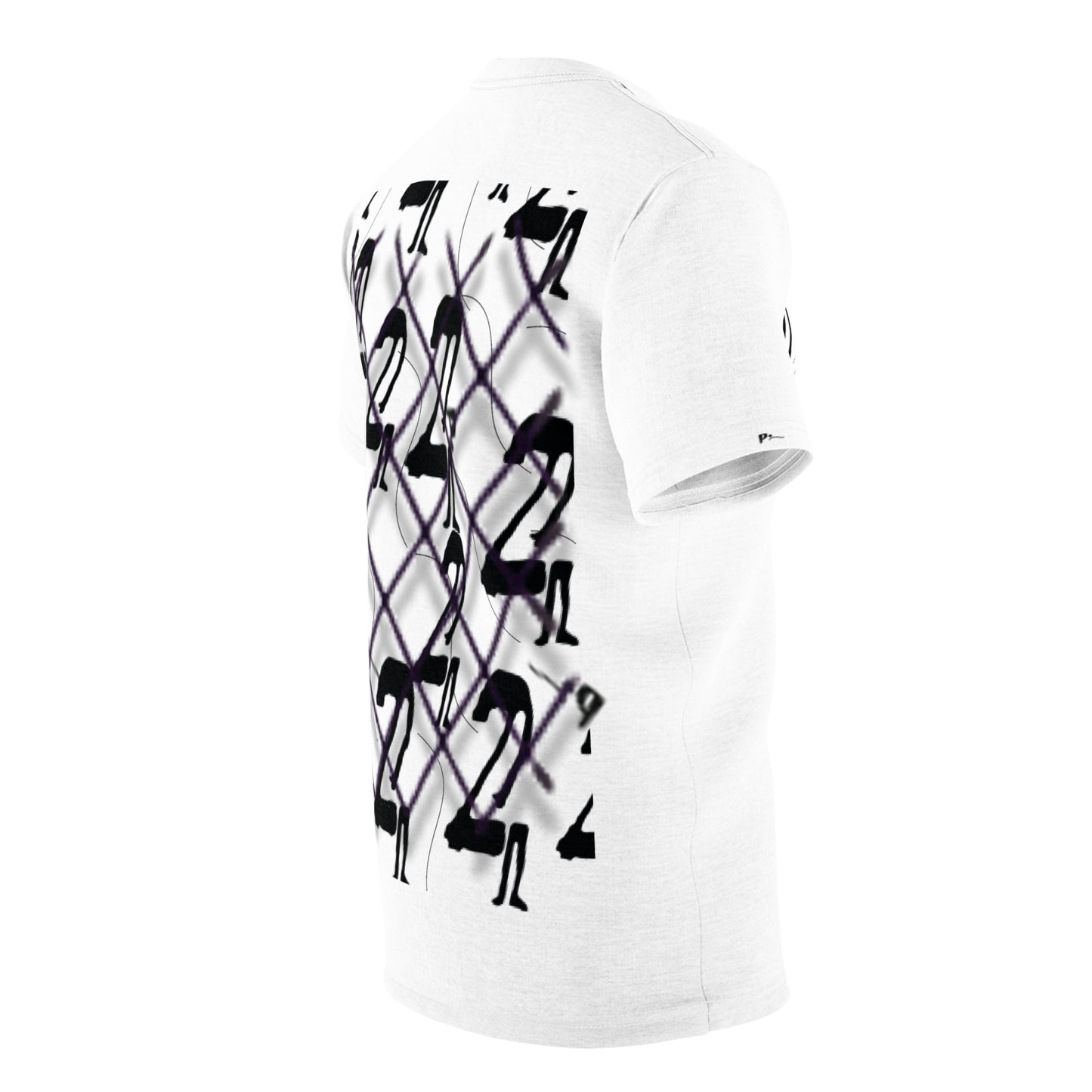 Pitch Tee Minimalist Graphic Edgy Modern Number 2 Pattern Design