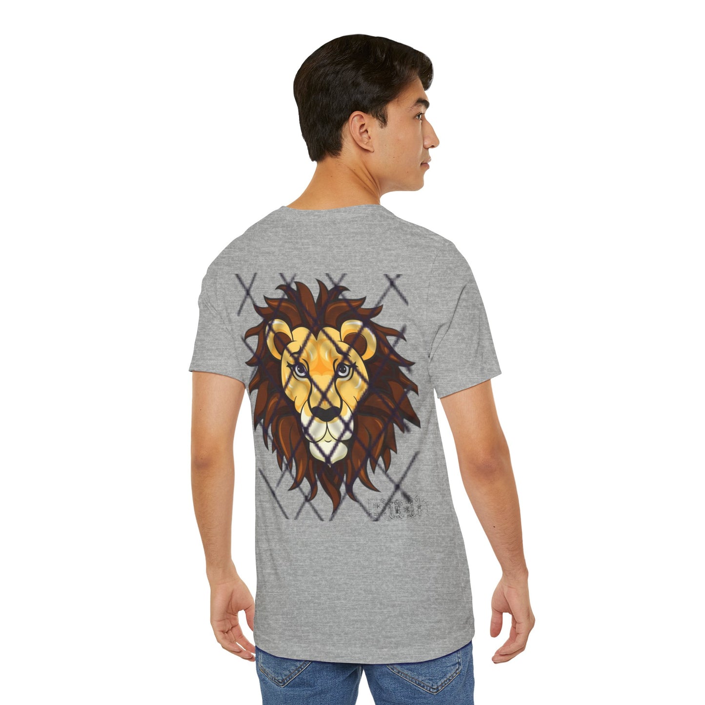 Pitch Lion Graphic Tee - Unisex Wildlife Art