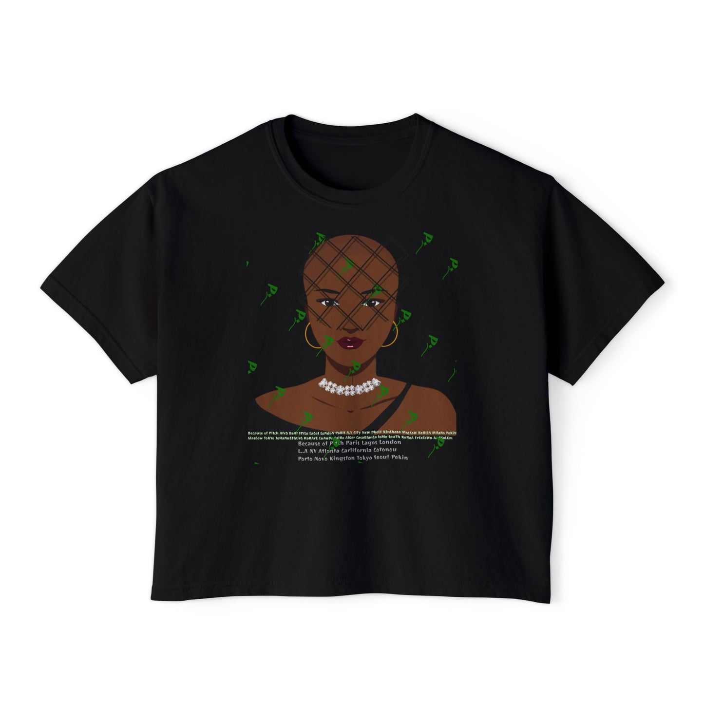 Empowerment AfroBeat Women's Boxy Tee