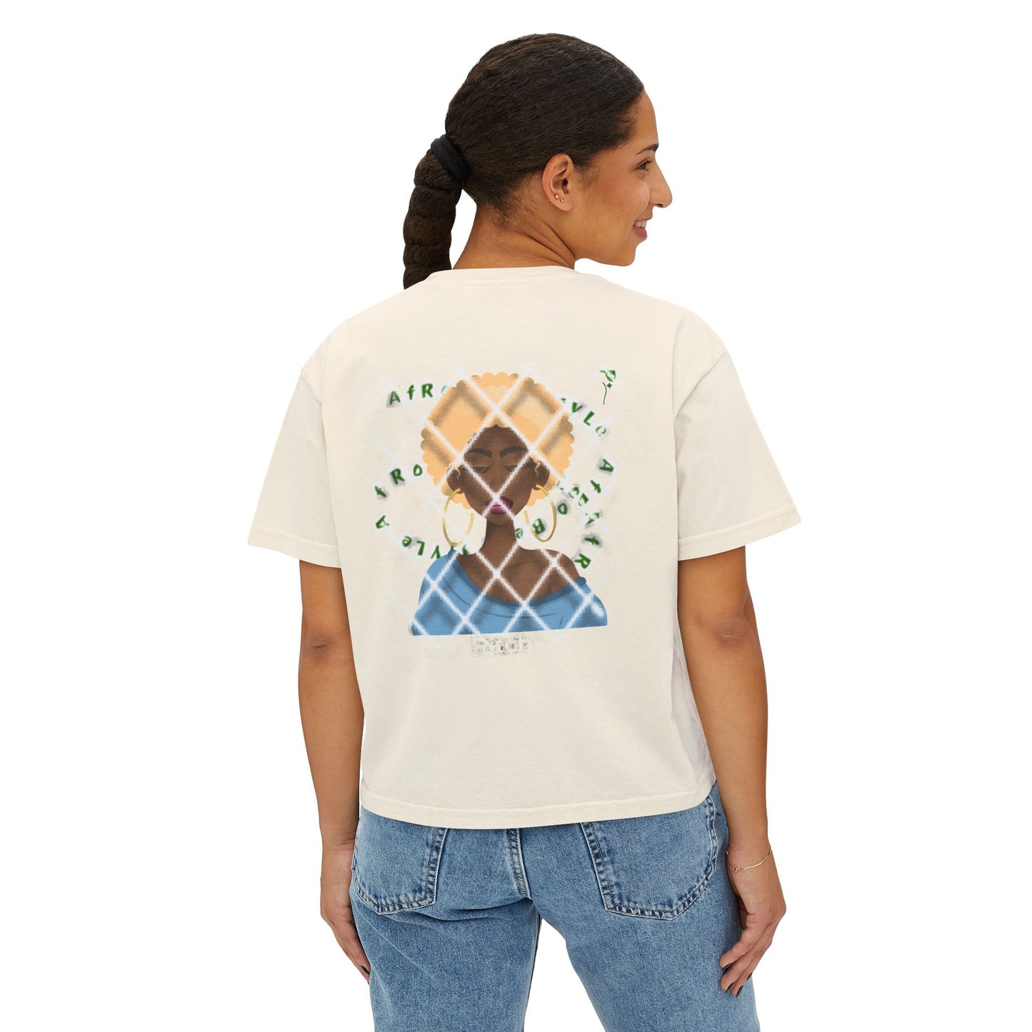 Empowerment AfroBeat Women's Boxy Tee