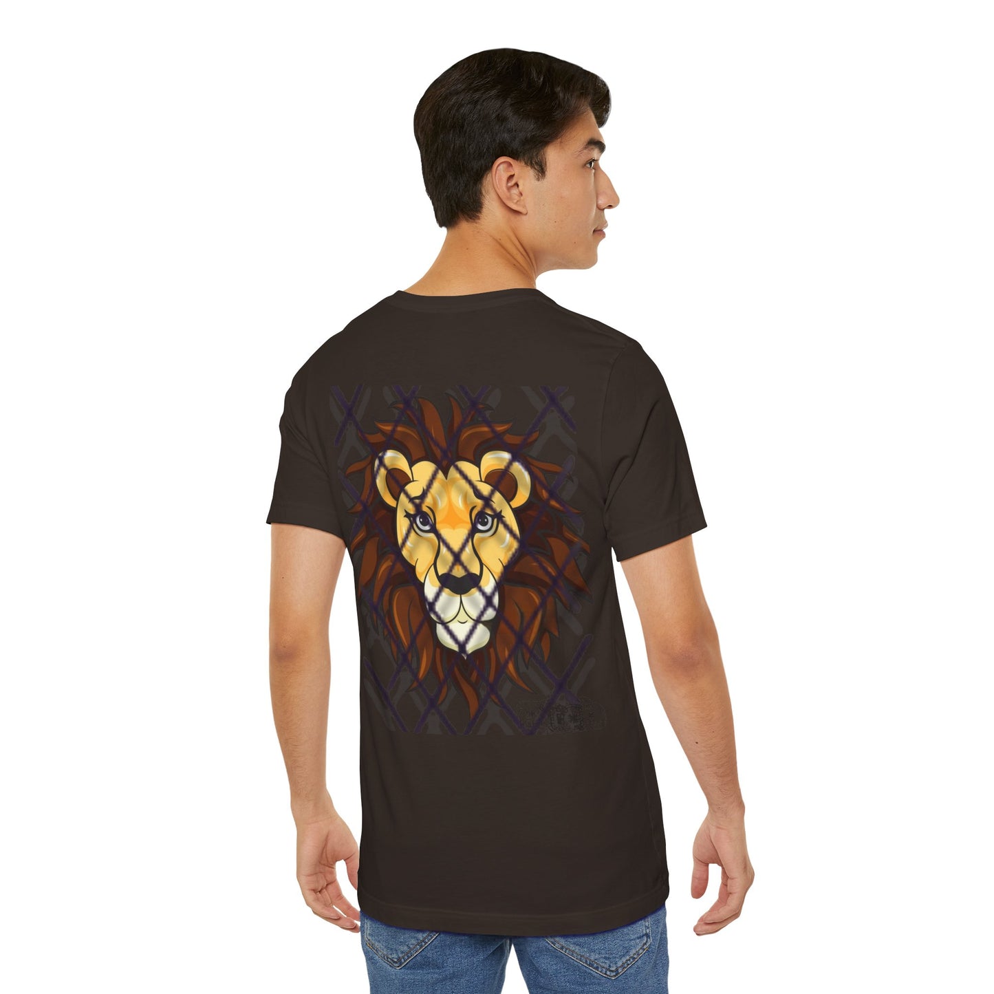 Pitch Lion Graphic Tee - Unisex Wildlife Art