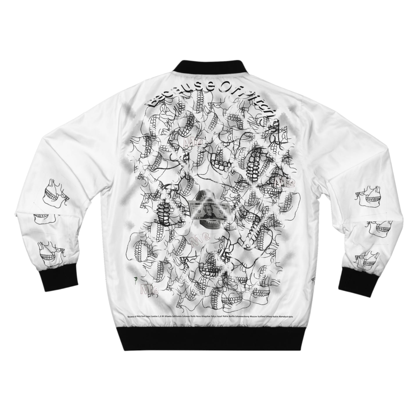 Pitch Urban Skull Bomber Jacket