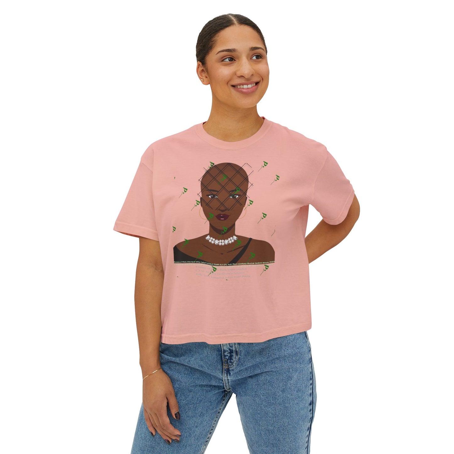 Empowerment AfroBeat Women's Boxy Tee