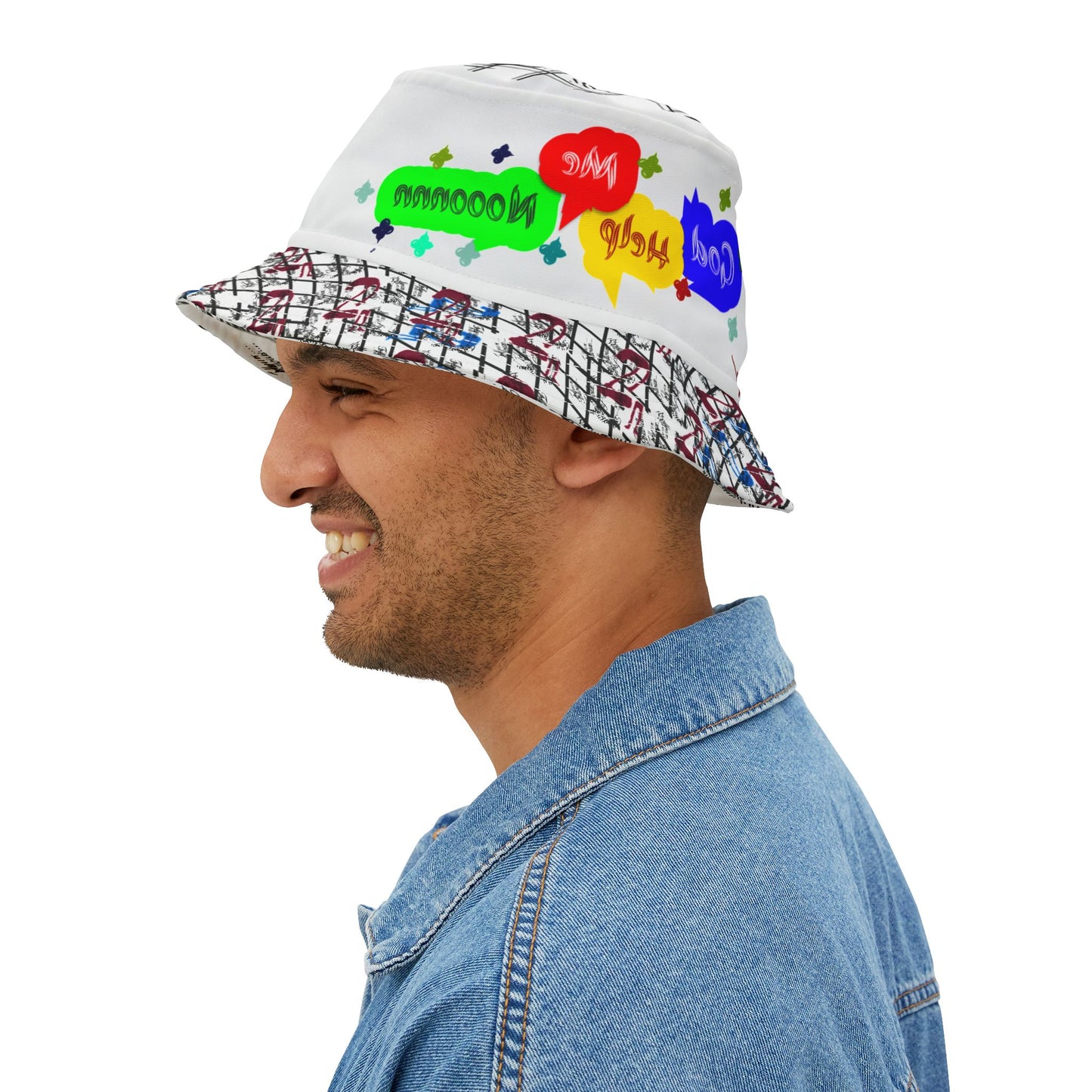 Pitch Graphic Bucket Hat